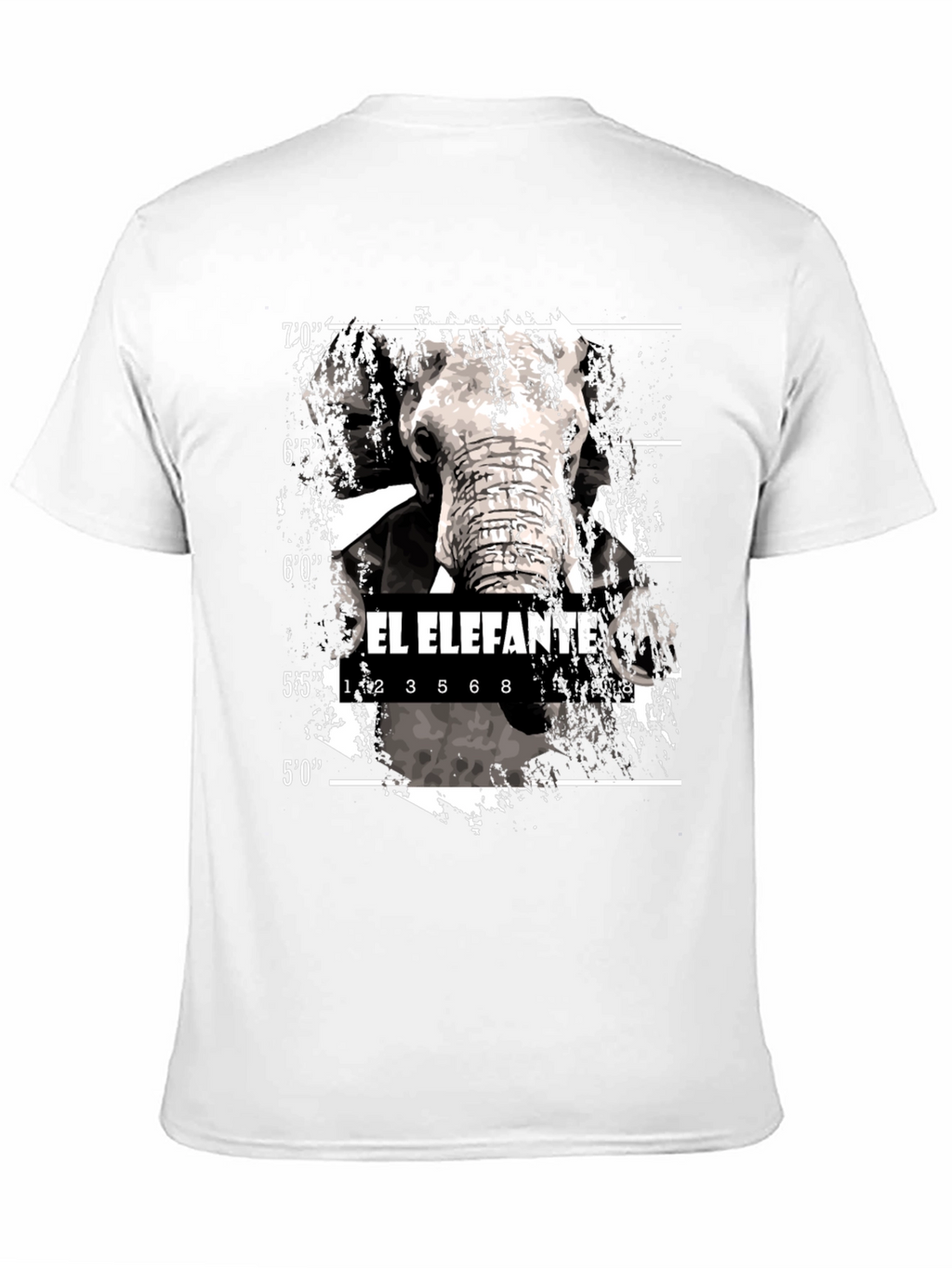 El Elefante Mugshot T-Shirt - Black
