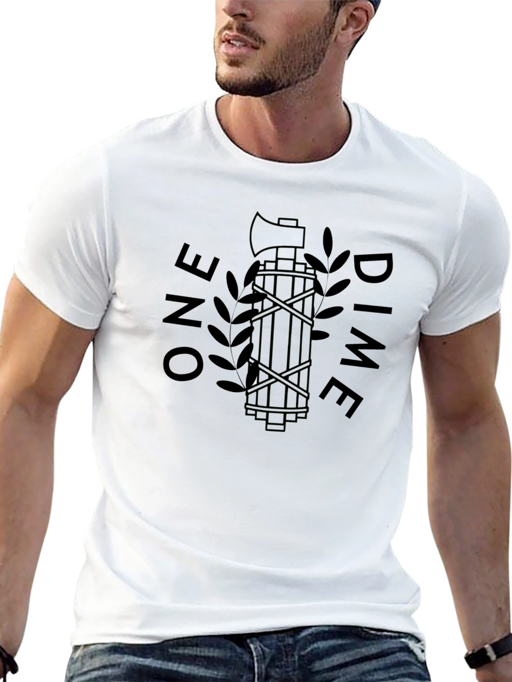 One Dime Fasces Graphic Tee - Black