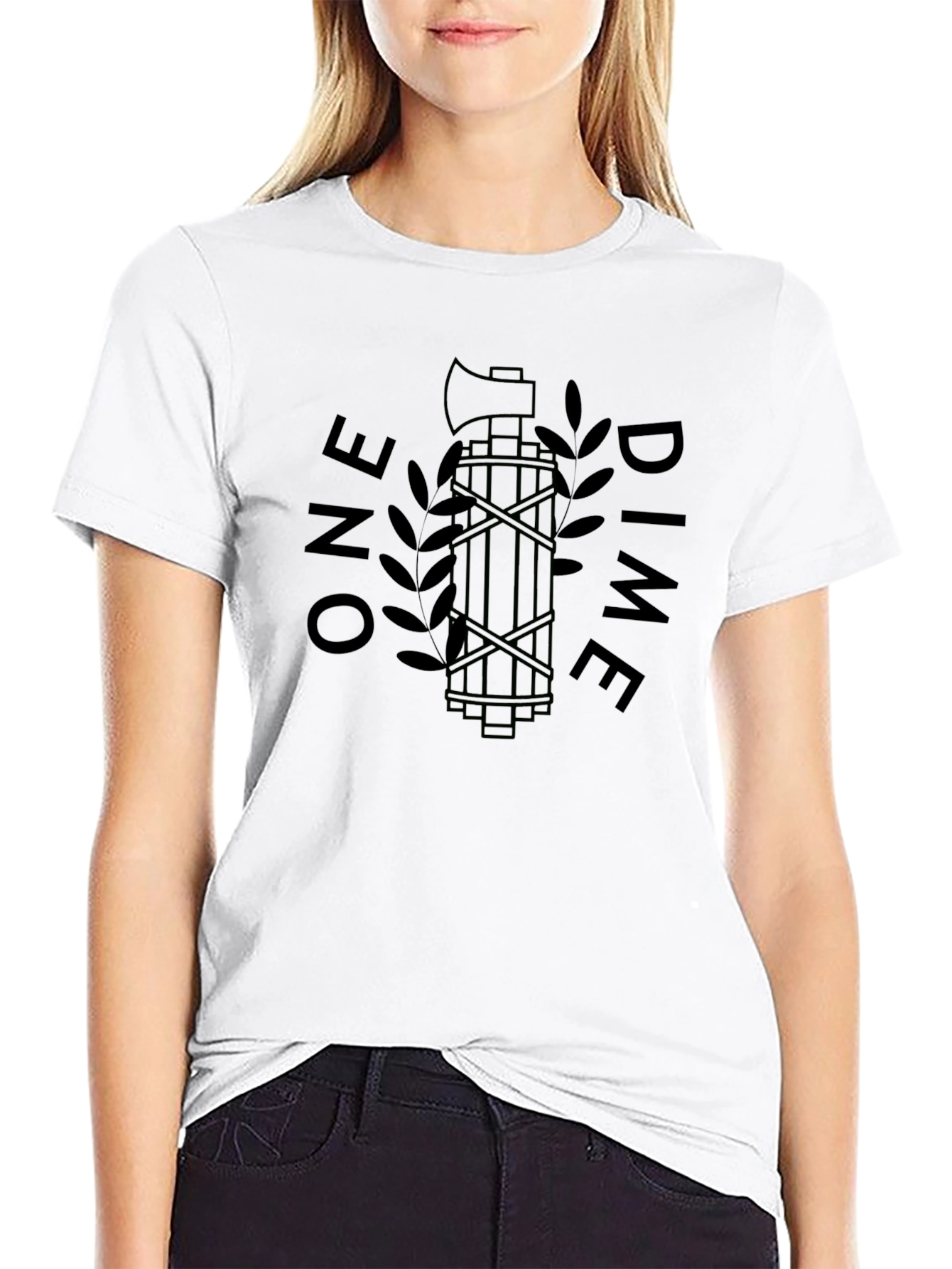 One Dime Fasces Graphic Tee - Black