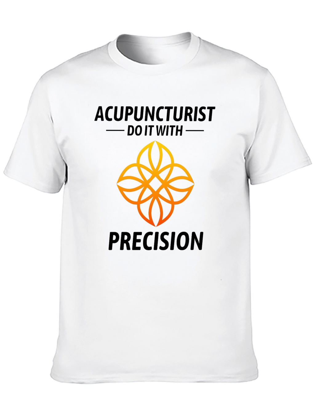 Acupuncturist Precision Black Graphic T-Shirt