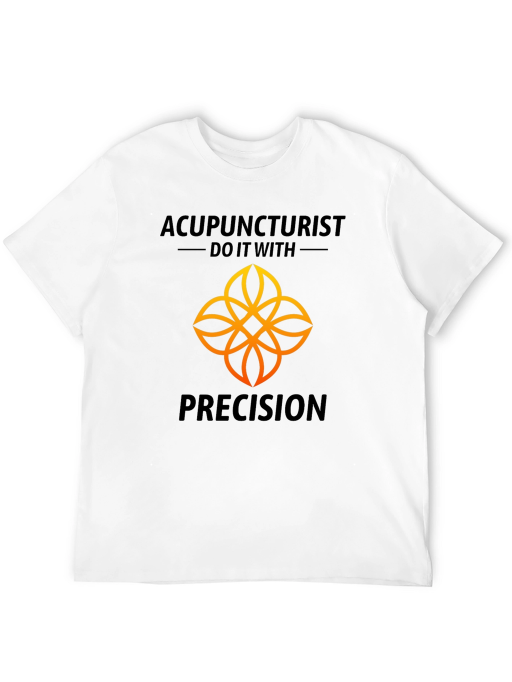 Acupuncturist Precision Black Graphic T-Shirt