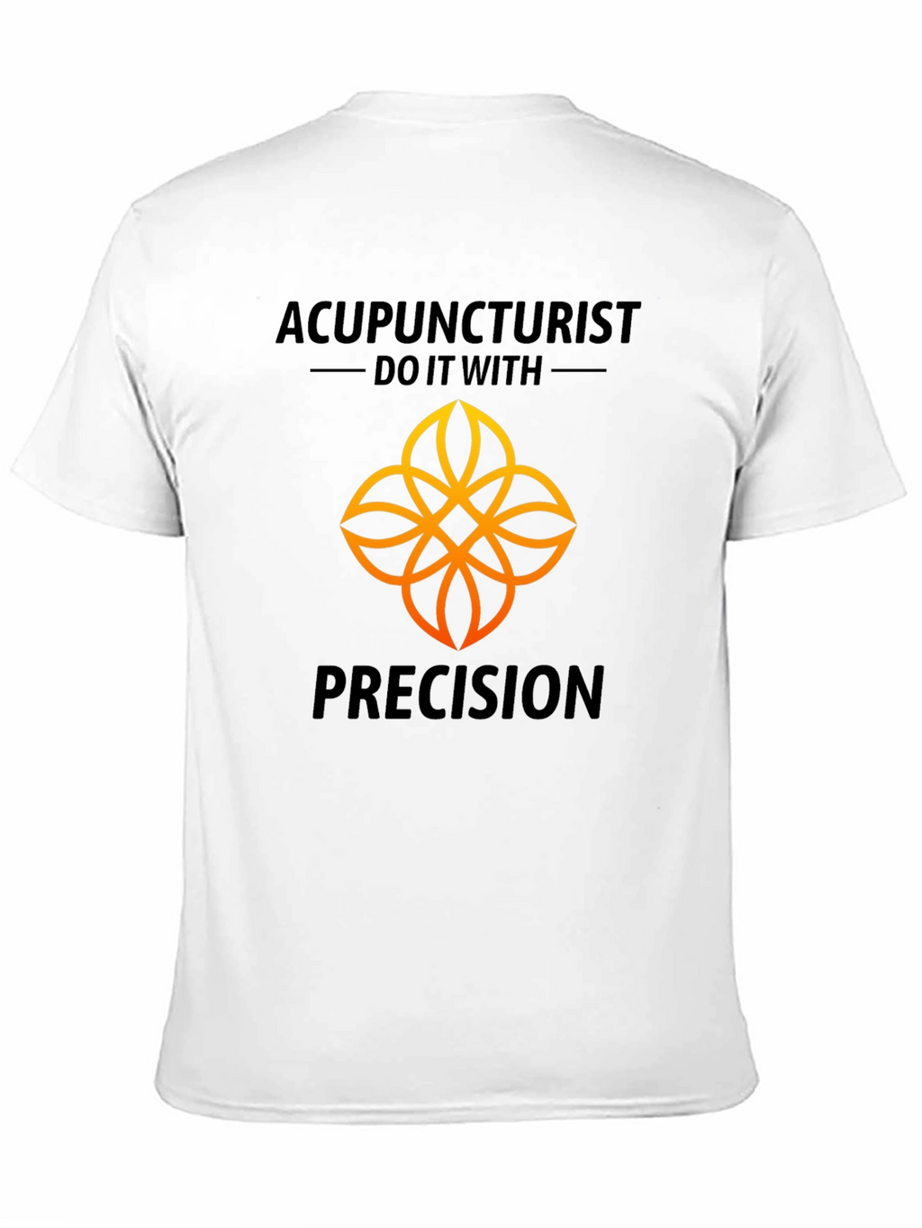 Acupuncturist Precision Black Graphic T-Shirt