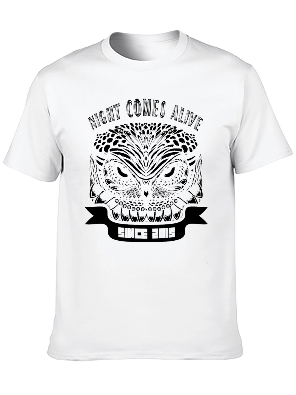 Night Comes Alive Owl Graphic T-Shirt
