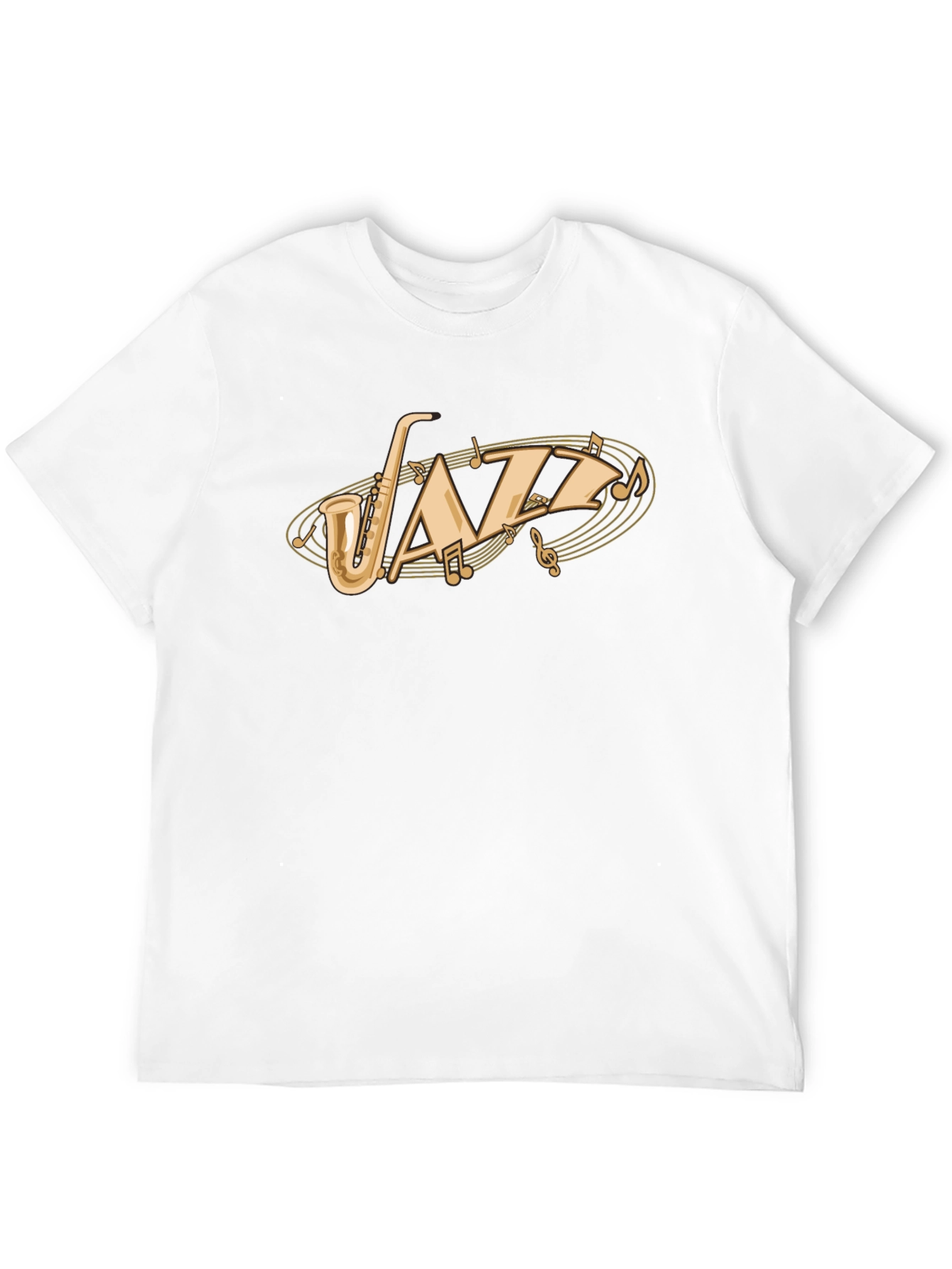Jazz Saxophone Graphic Tee - Cool Music Lover Shirt