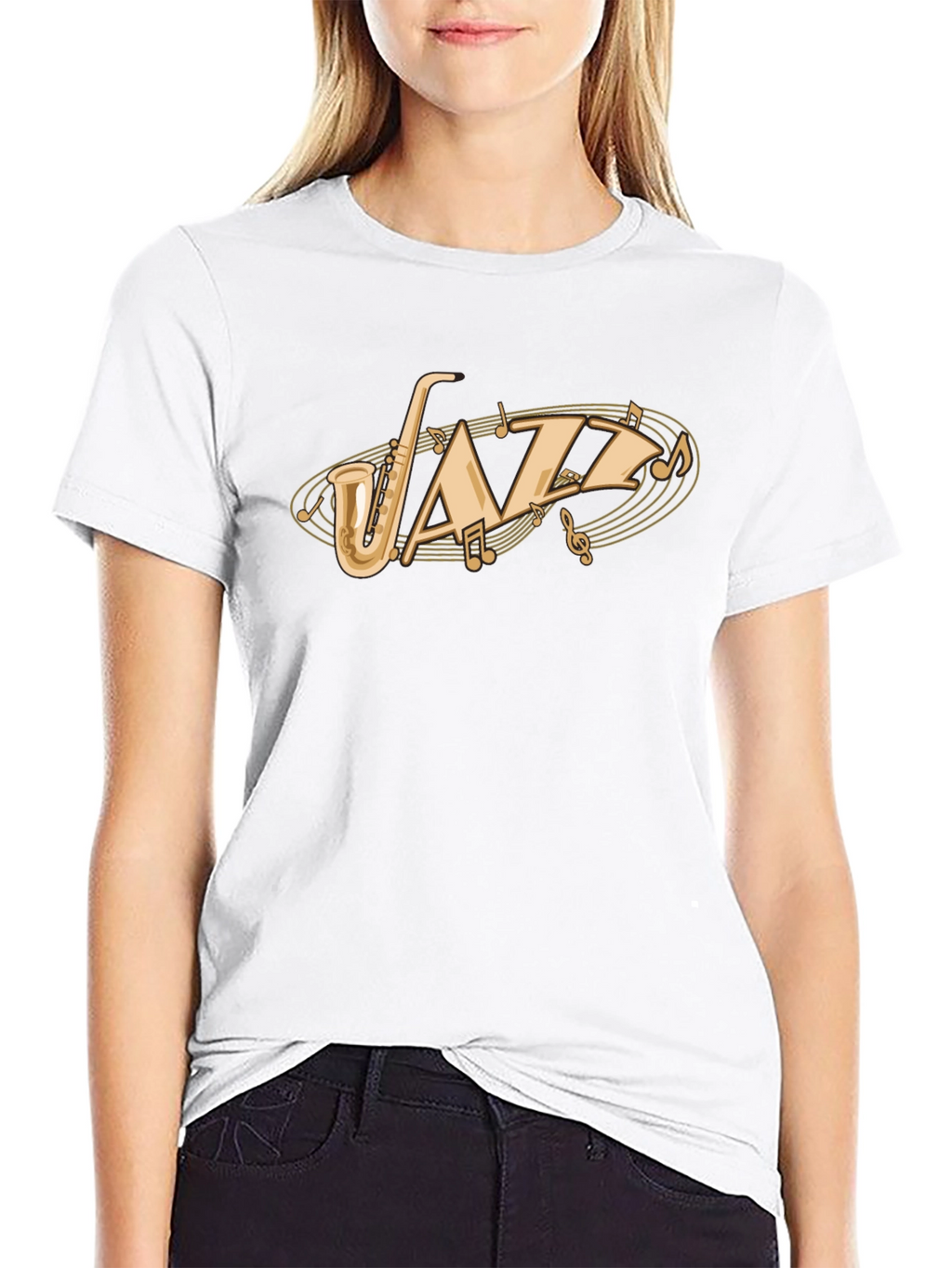 Jazz Saxophone Graphic Tee - Cool Music Lover Shirt