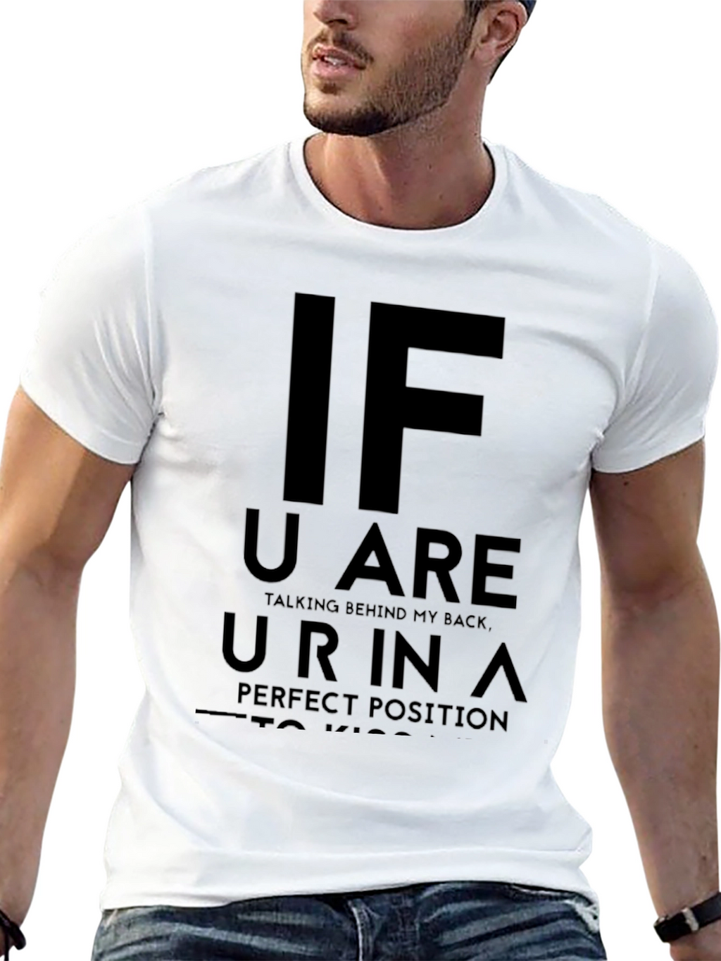 Funny Graphic Tee - Talking Behind My Back T-Shirt