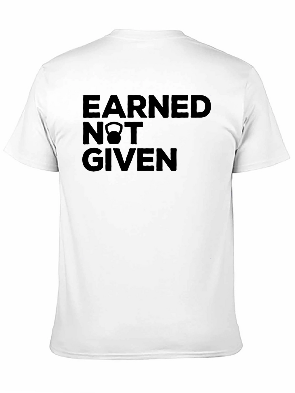 Earned Not Given Kettlebell Graphic T-Shirt - Mens