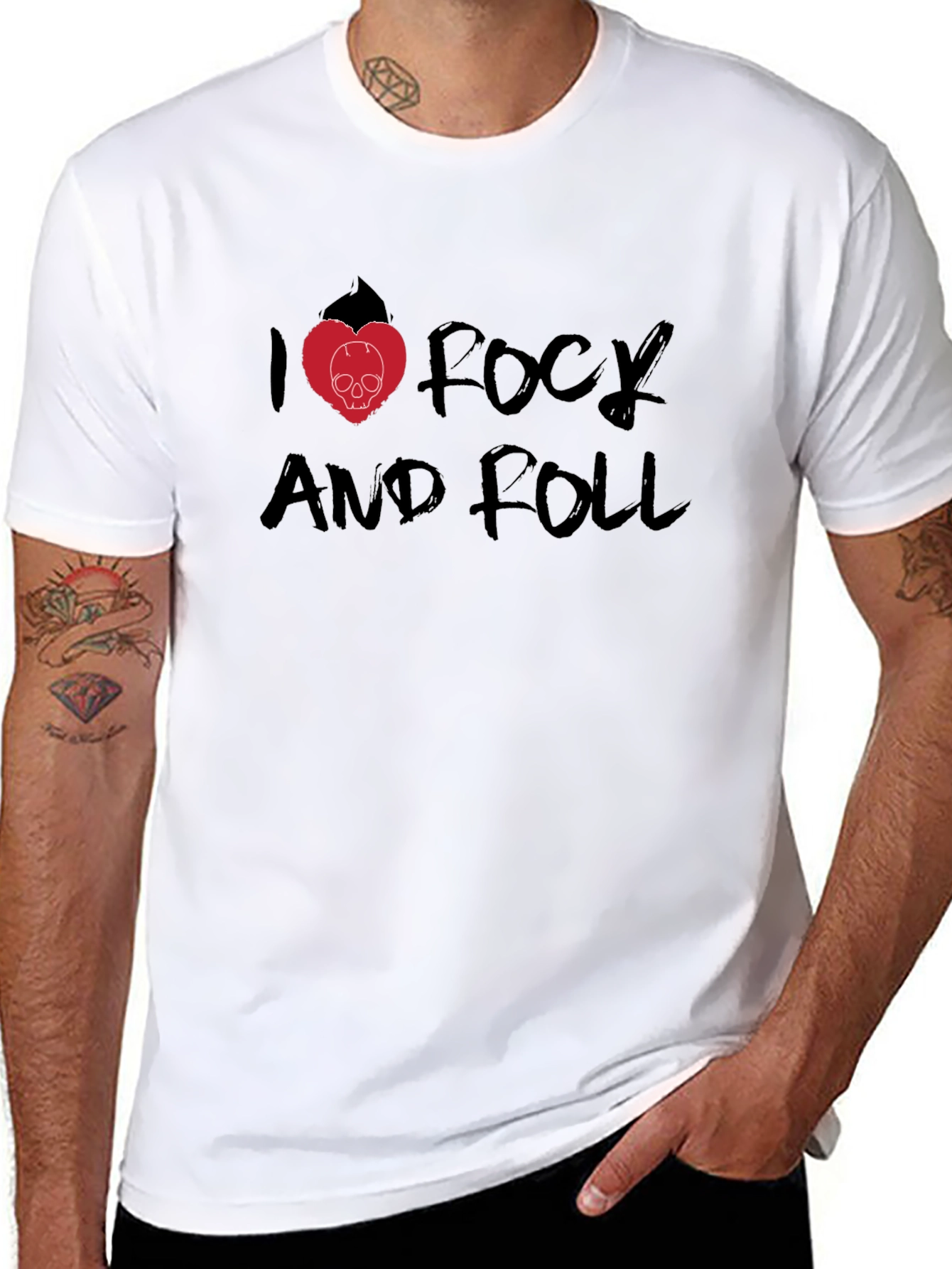 I Love Rock and Roll Graphic Tee