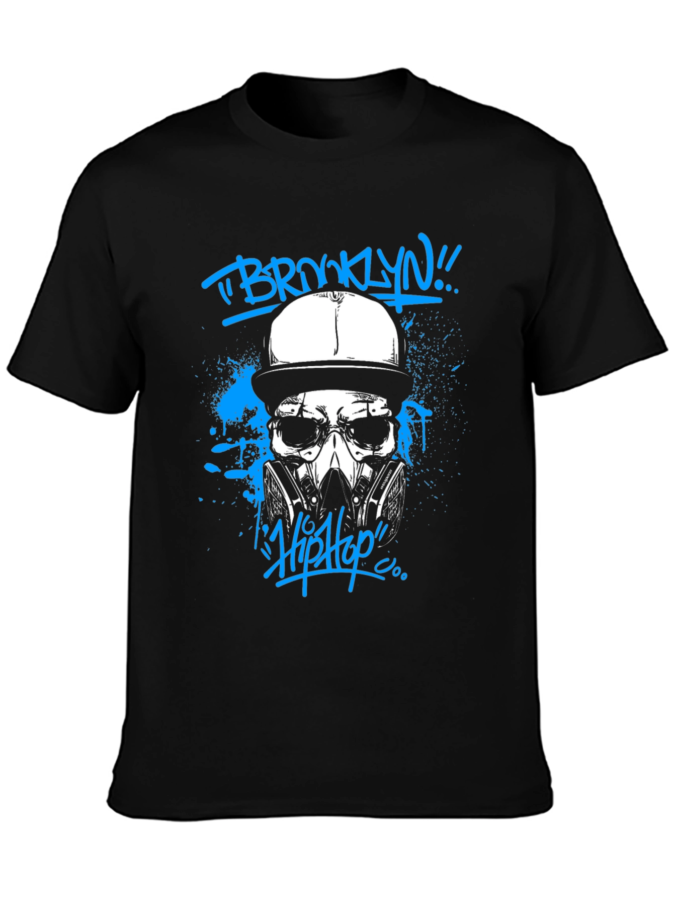 Brooklyn Hip Hop Graphic T-Shirt - Black
