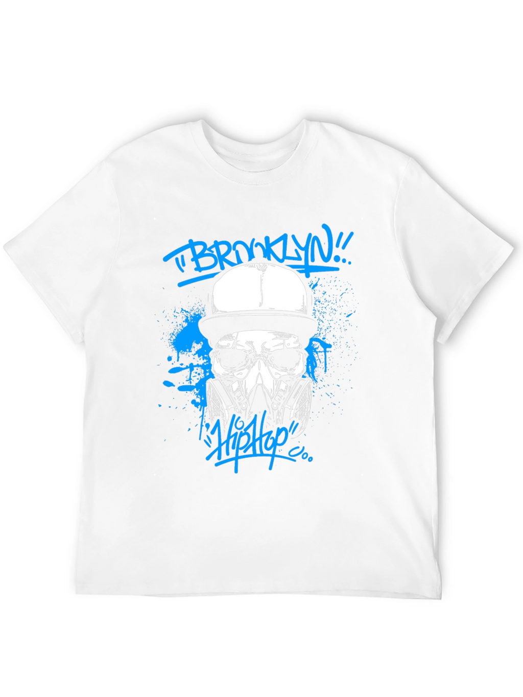 Brooklyn Hip Hop Graphic T-Shirt - Black