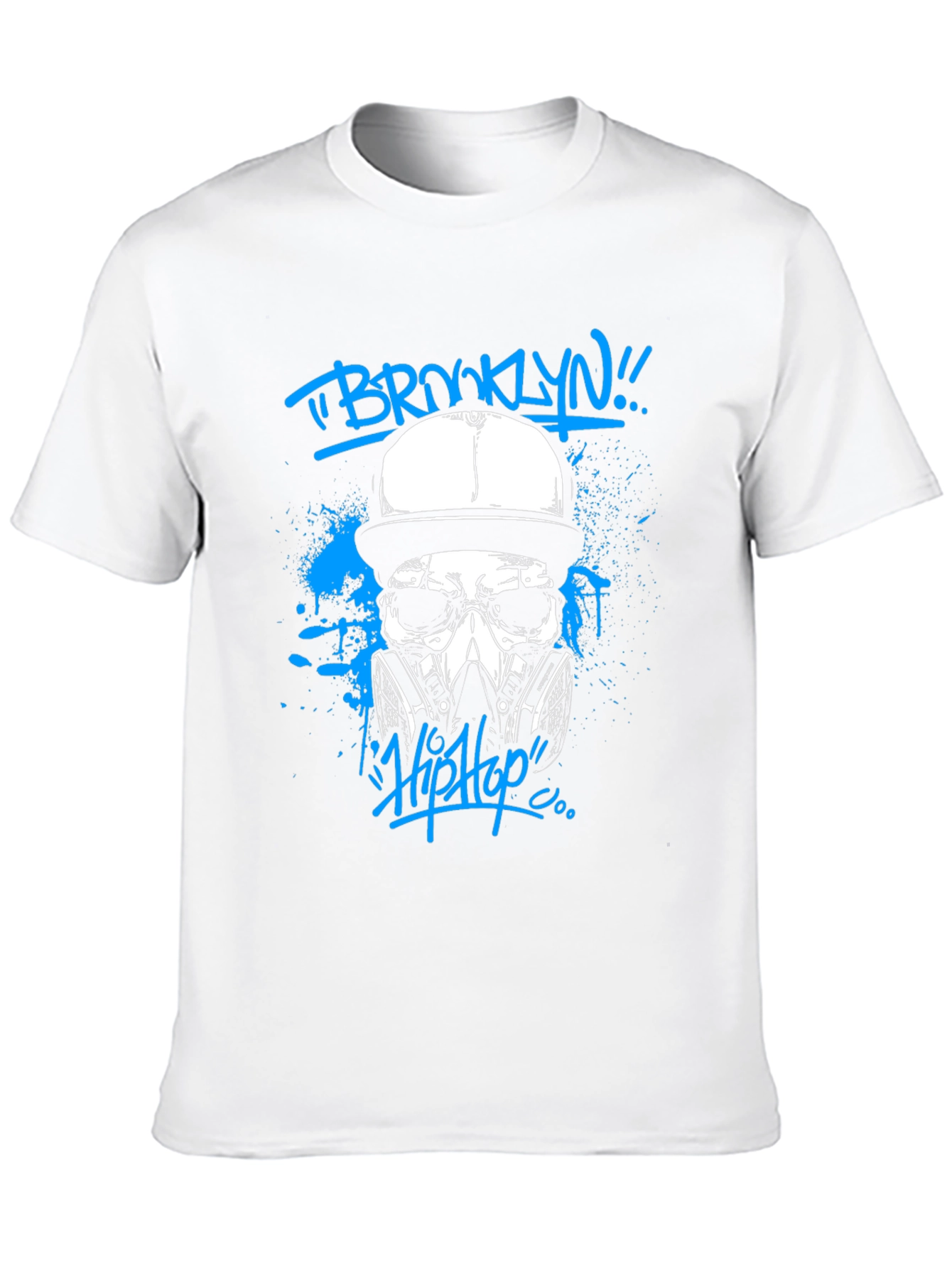 Brooklyn Hip Hop Graphic T-Shirt - Black
