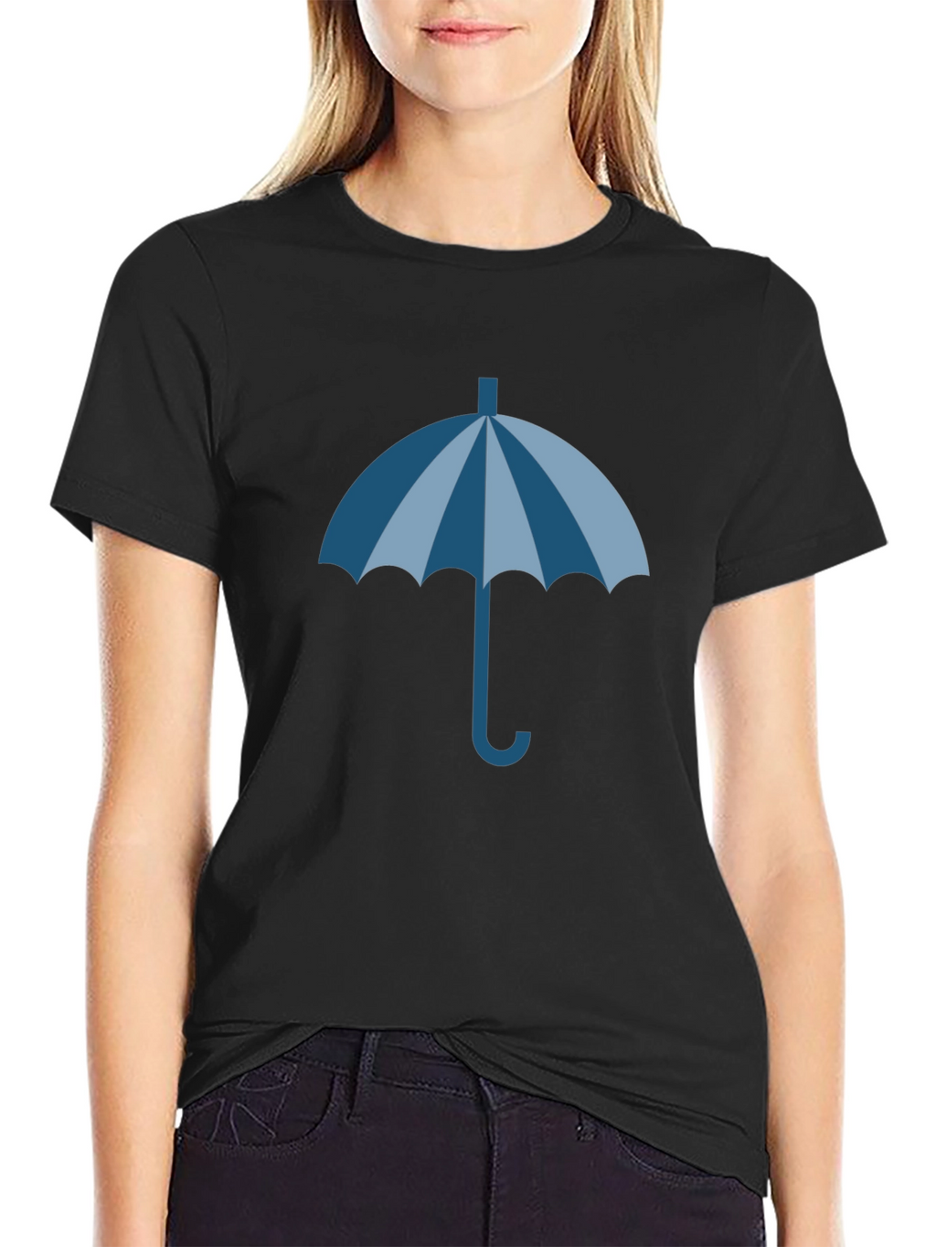 Umbrella Graphic Tee - Stylish Weather Ready Design