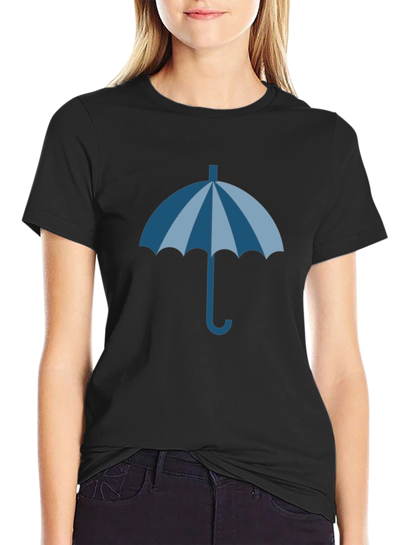 Umbrella Graphic Tee - Stylish Weather Ready Design