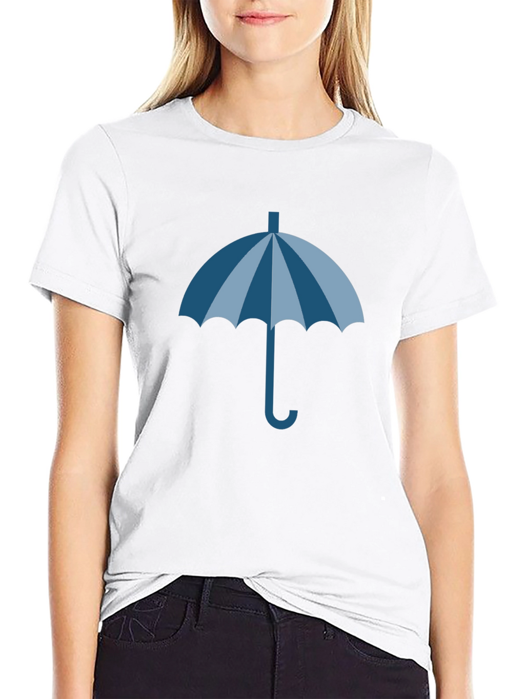 Umbrella Graphic Tee - Stylish Weather Ready Design