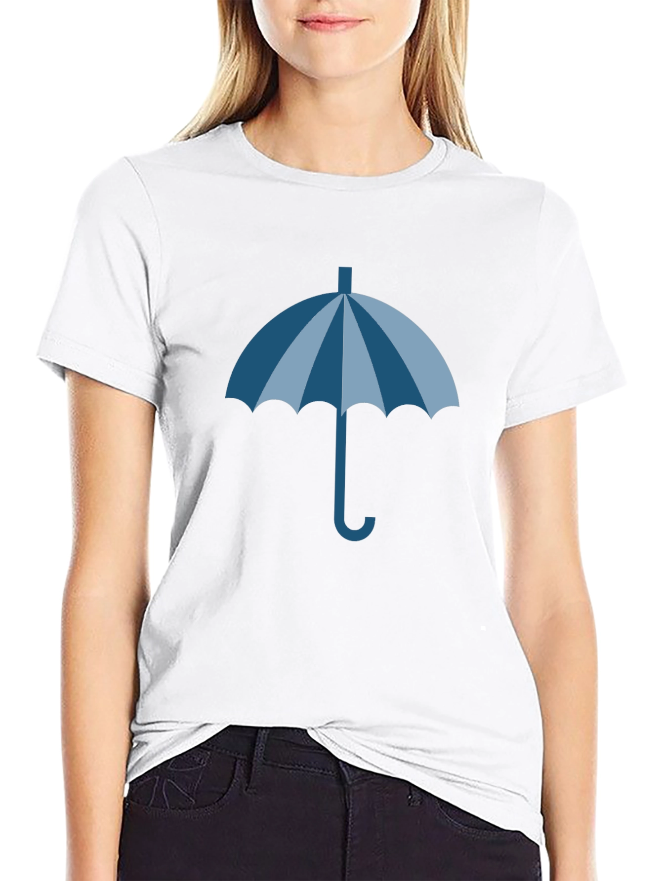 Umbrella Graphic Tee - Stylish Weather Ready Design