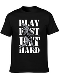 Play Fast Hit Hard Baseball T-Shirt