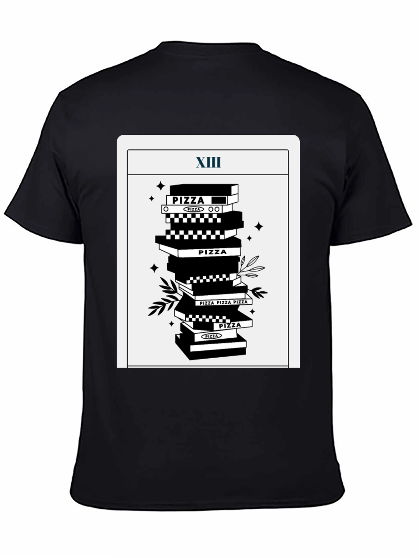 Pizza Tarot T-Shirt - Death Card Parody