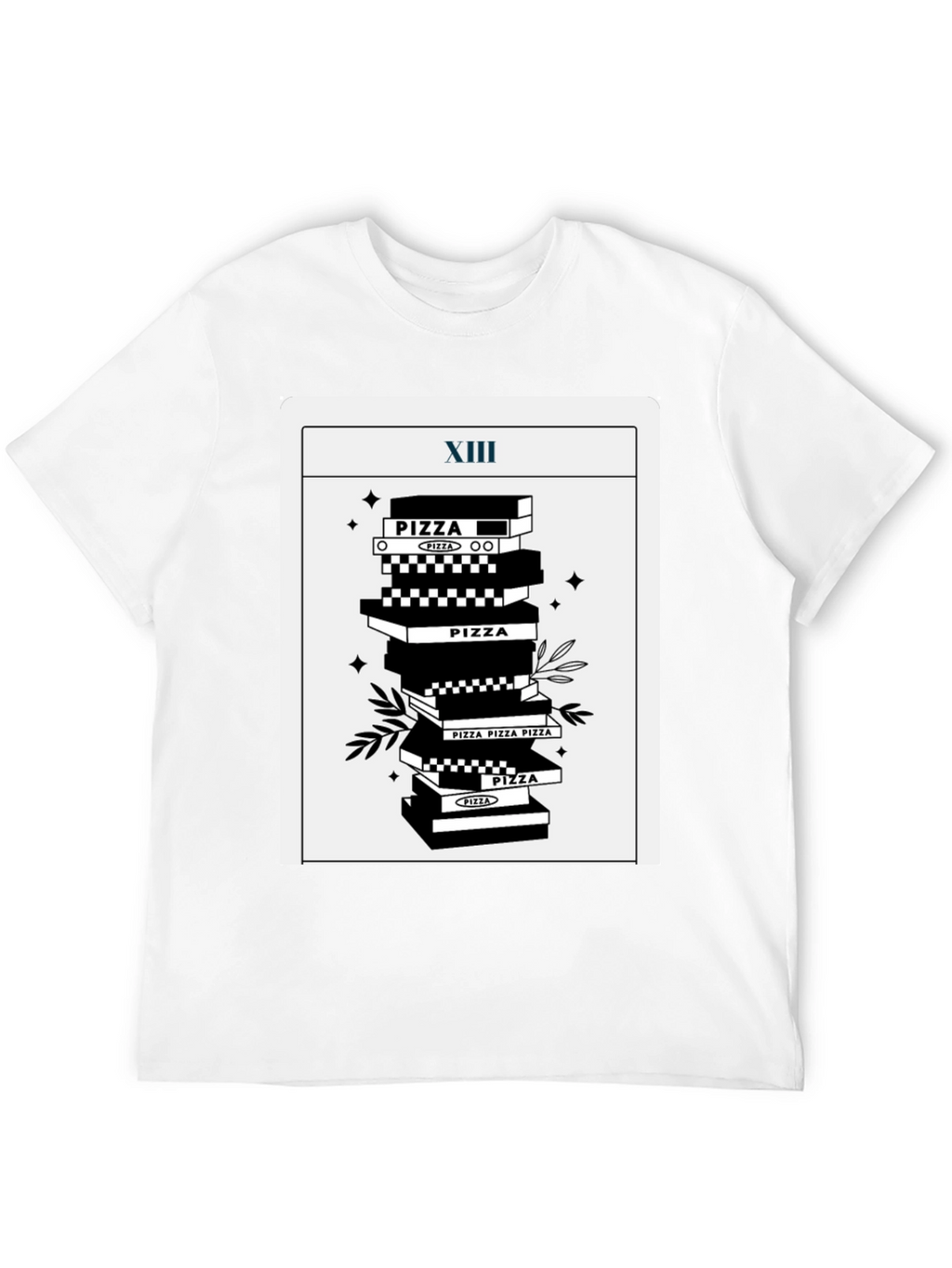 Pizza Tarot T-Shirt - Death Card Parody