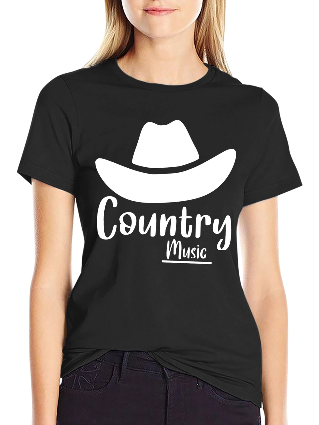 Country Music Cowboy Hat T-Shirt