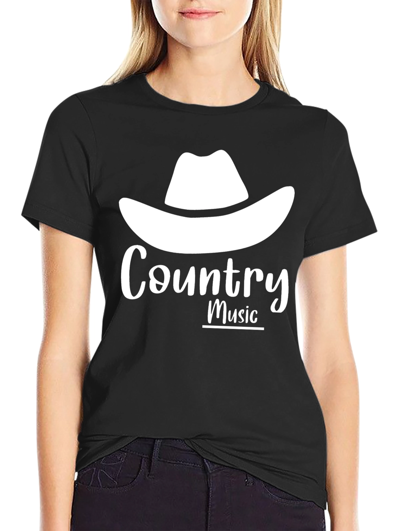 Country Music Cowboy Hat T-Shirt