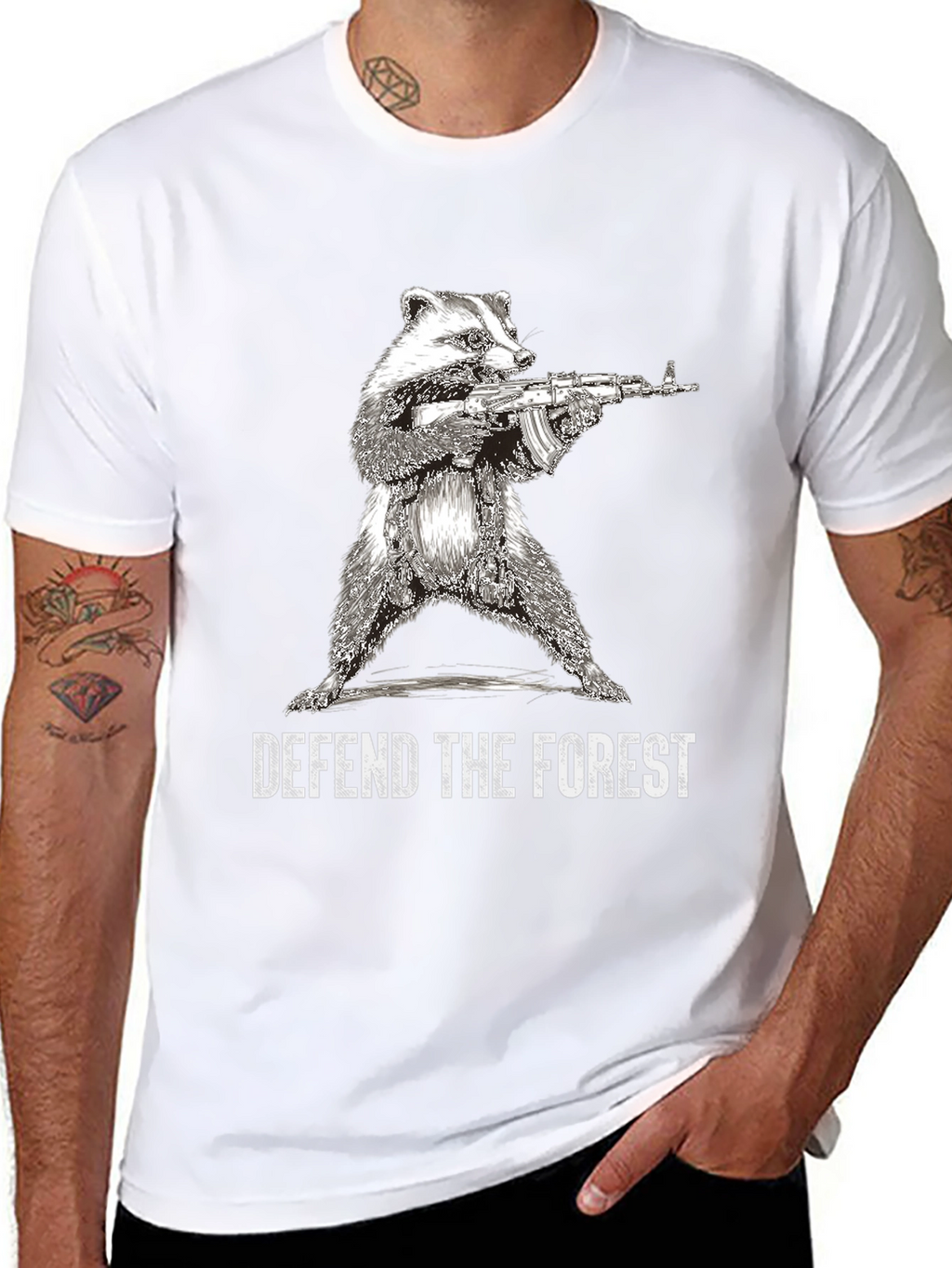 Defend the Forest Raccoon T-Shirt