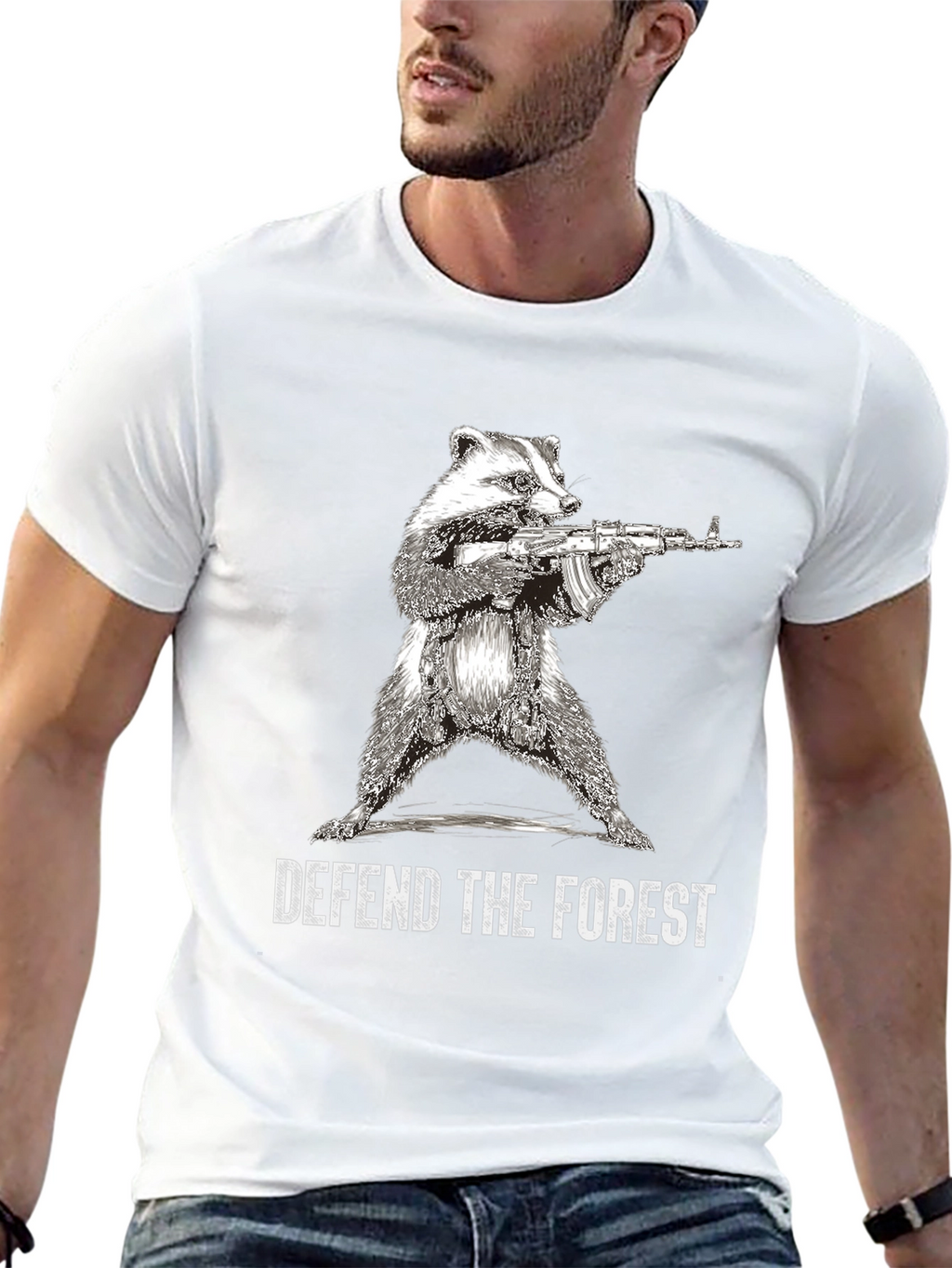 Defend the Forest Raccoon T-Shirt