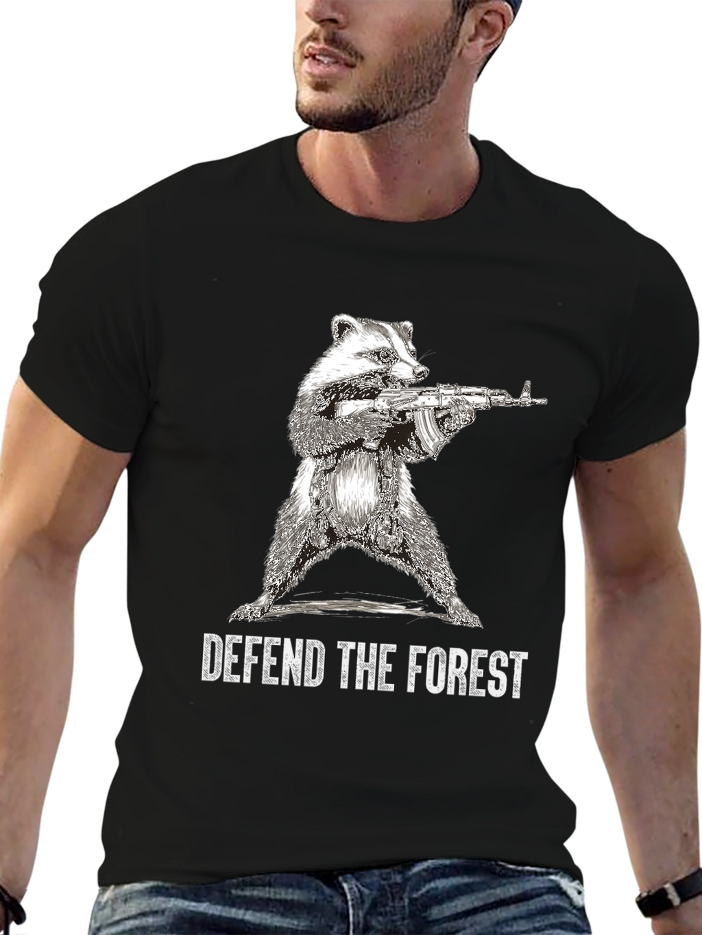 Defend the Forest Raccoon T-Shirt