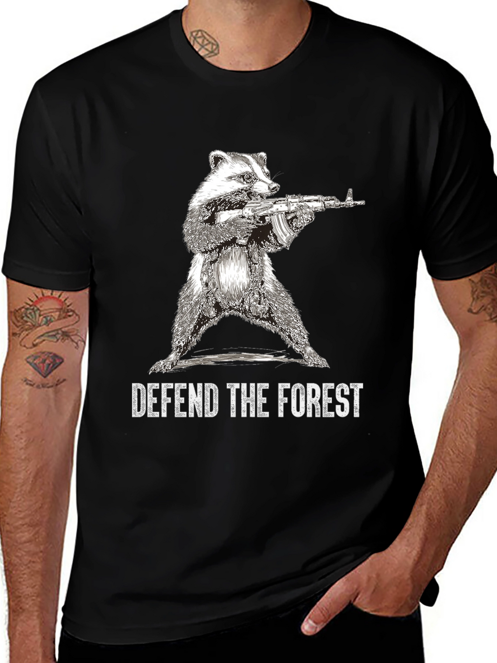 Defend the Forest Raccoon T-Shirt