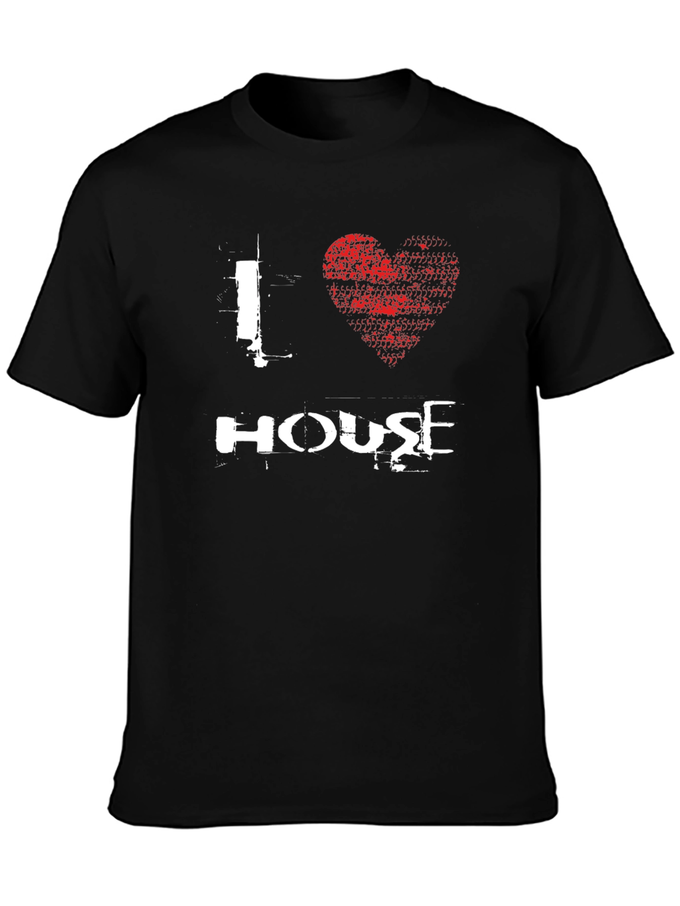 I Love House Music Graphic T-Shirt