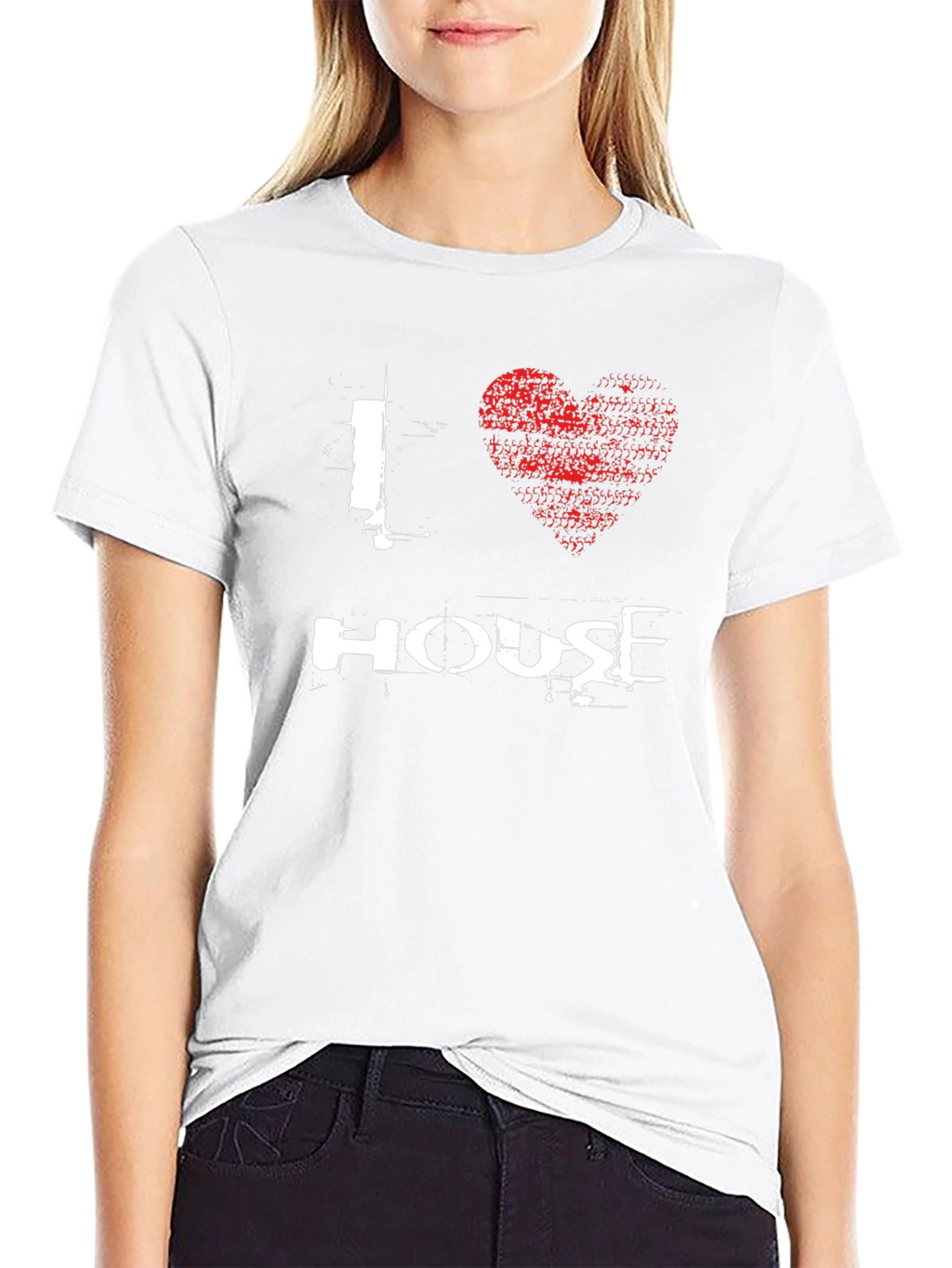 I Love House Music Graphic T-Shirt