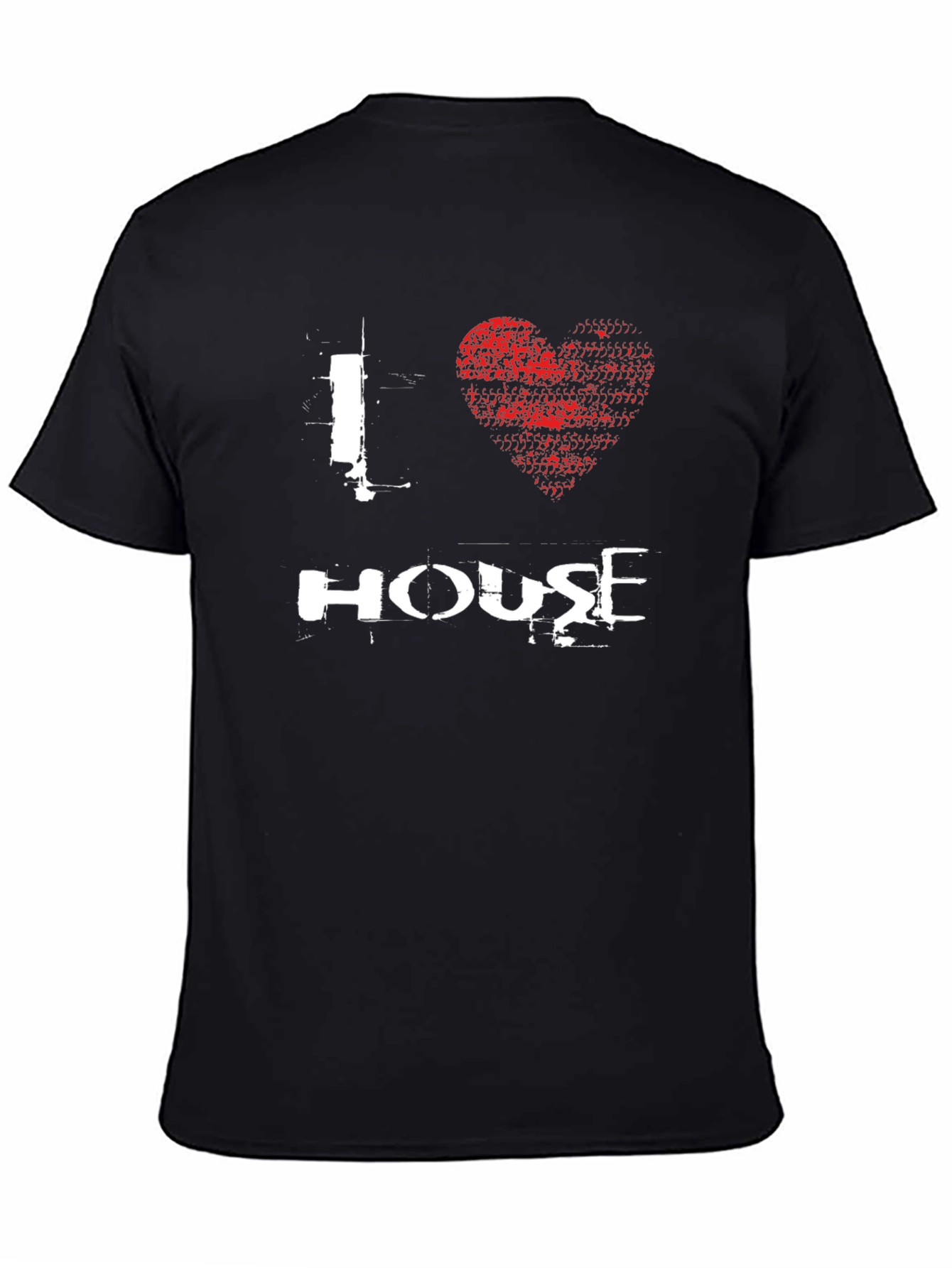 I Love House Music Graphic T-Shirt