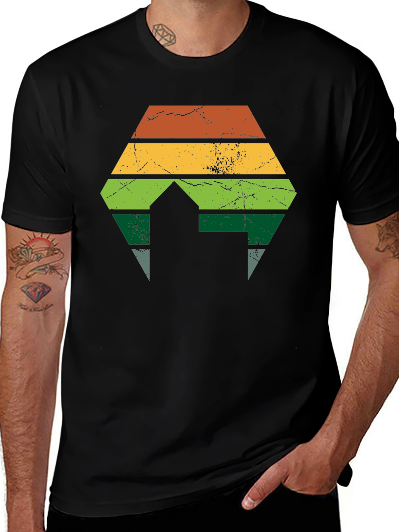 Retro Hexagon Graphic Tee