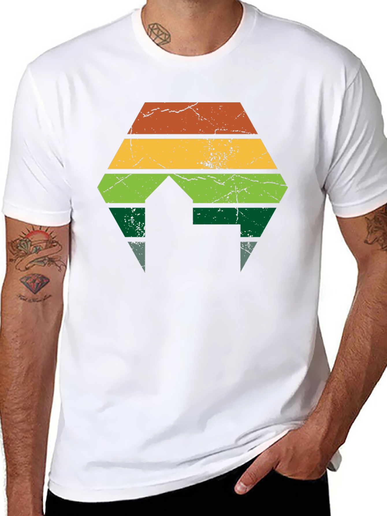 Retro Hexagon Graphic Tee
