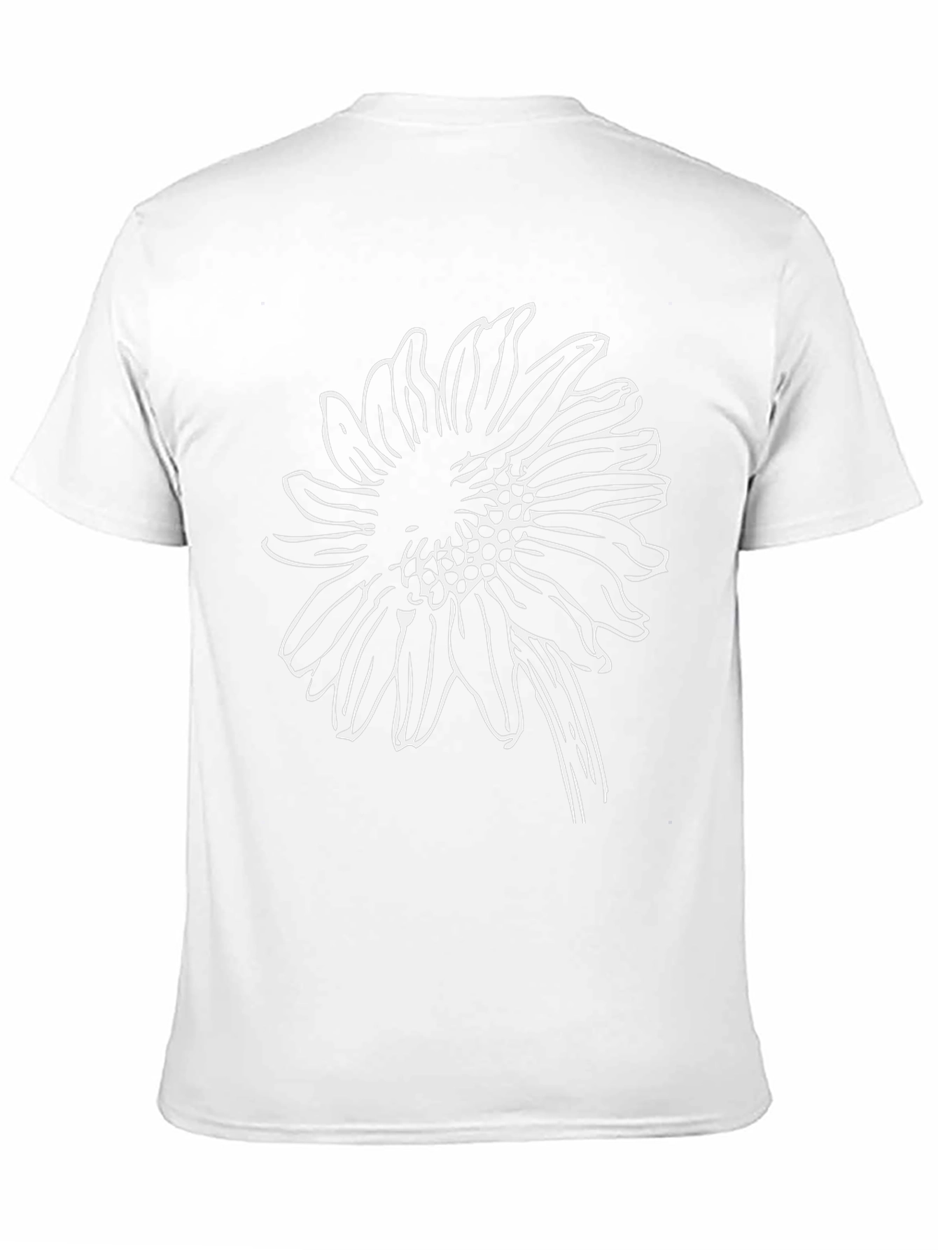 Black Sunflower Graphic Tee - Stylish & Comfortable