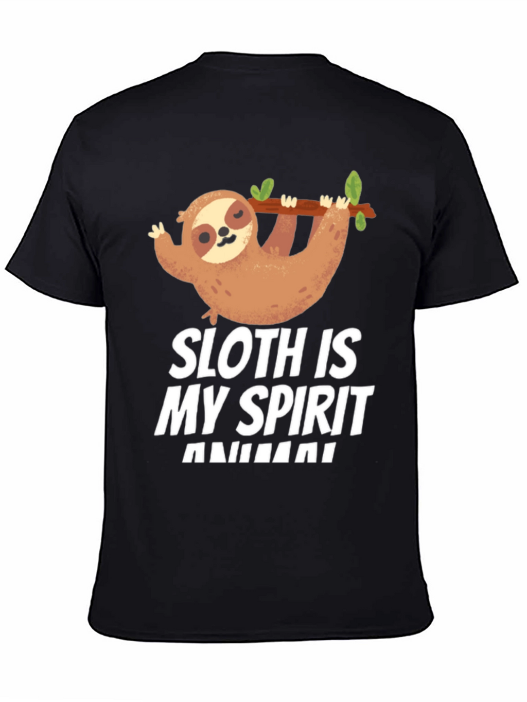 Sloth Spirit Animal T-Shirt Funny Cute Graphic Tee