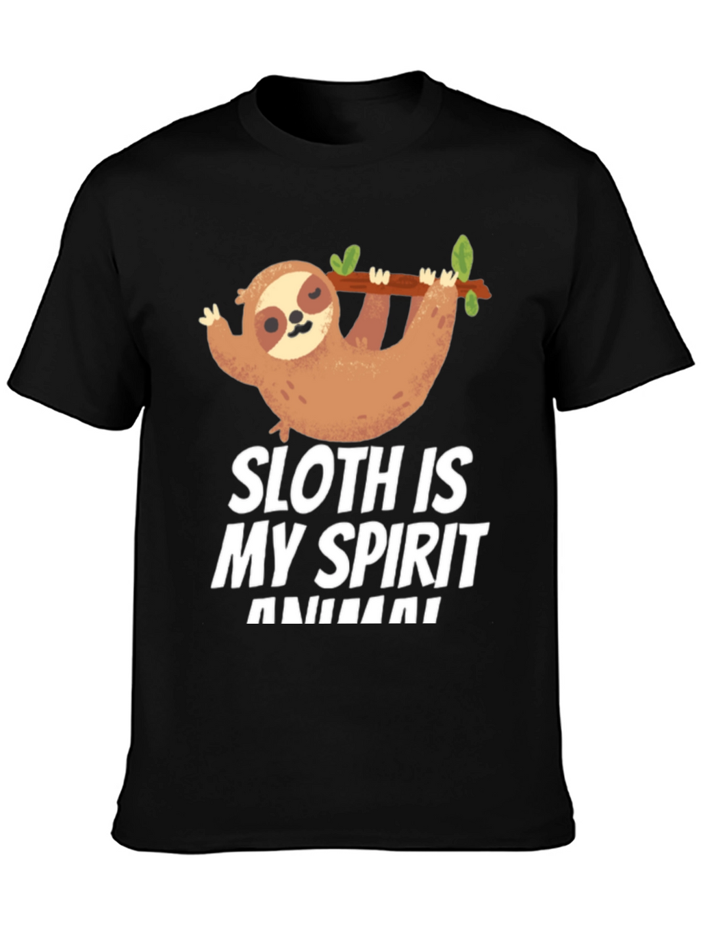 Sloth Spirit Animal T-Shirt Funny Cute Graphic Tee