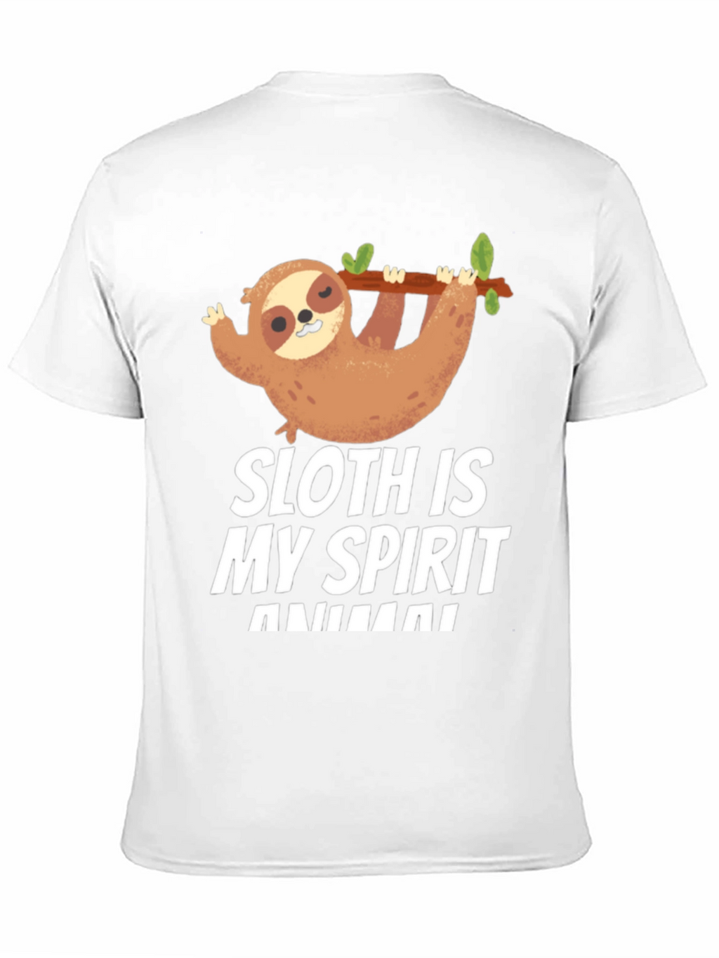 Sloth Spirit Animal T-Shirt Funny Cute Graphic Tee