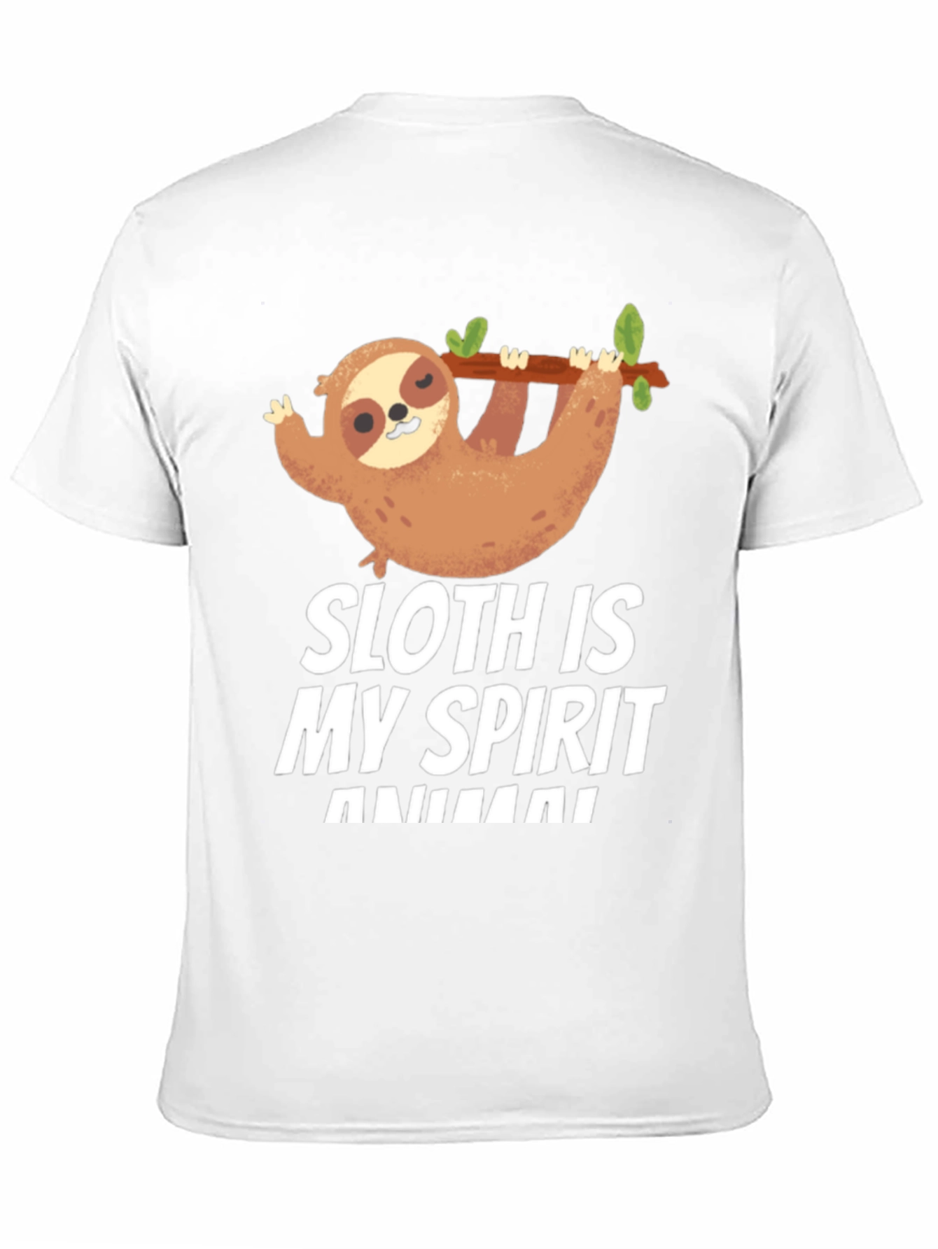 Sloth Spirit Animal T-Shirt Funny Cute Graphic Tee