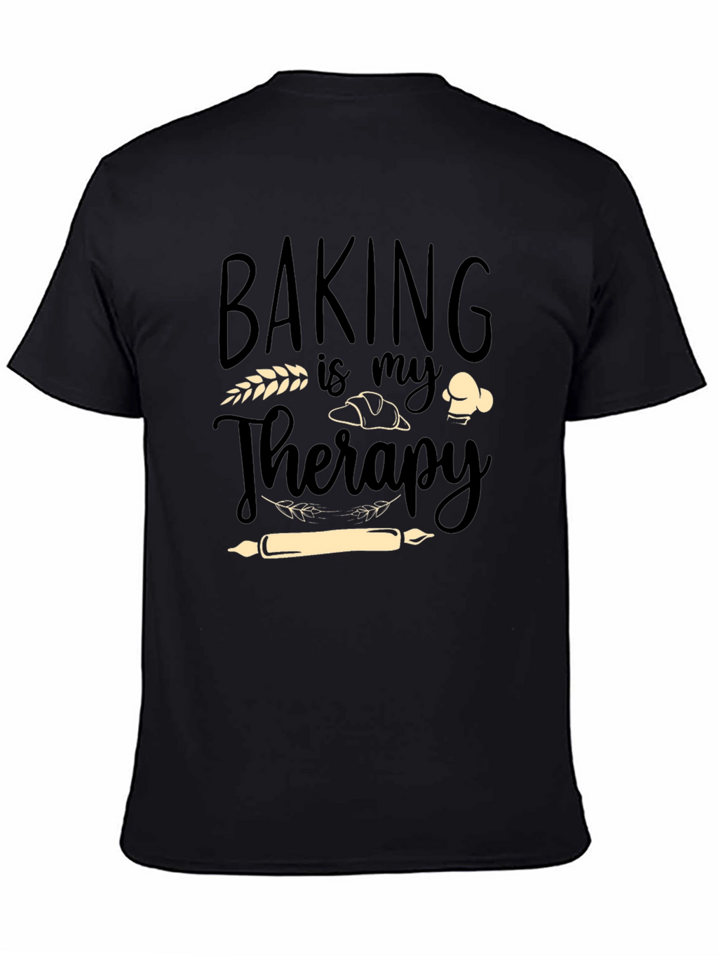 Baking Is My Therapy Graphic T-Shirt
