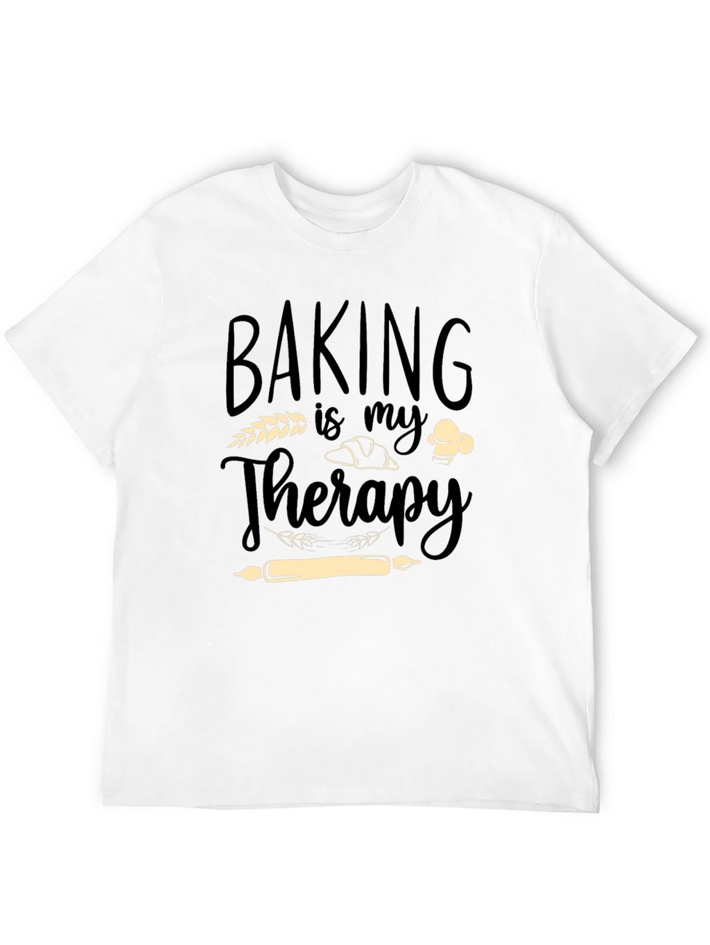Baking Is My Therapy Graphic T-Shirt