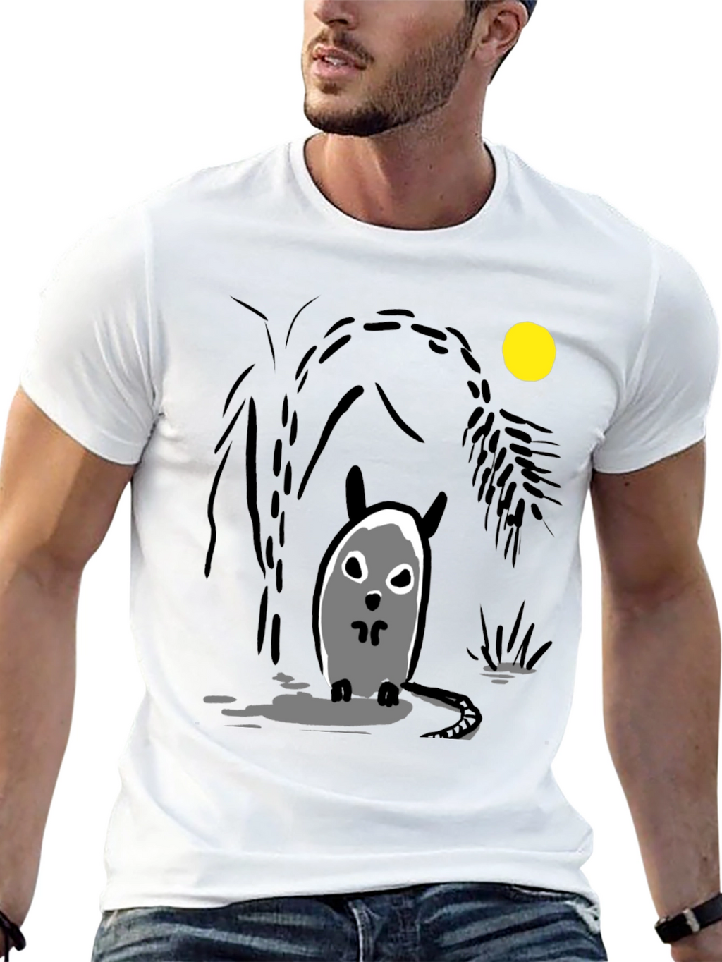 Cute Forest Spirit Graphic Tee
