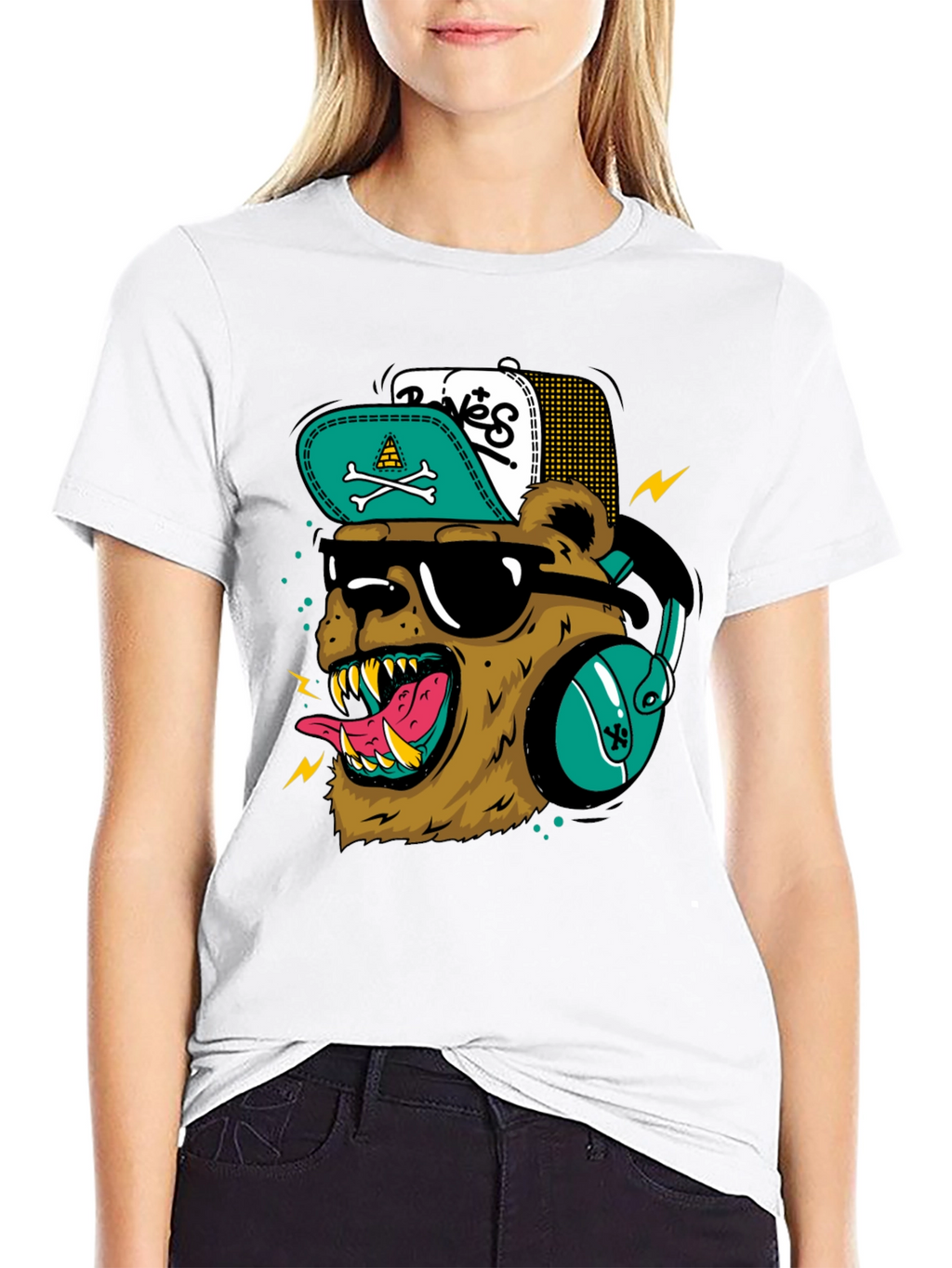 Cool Bear Graphic Tee - DJ Bear