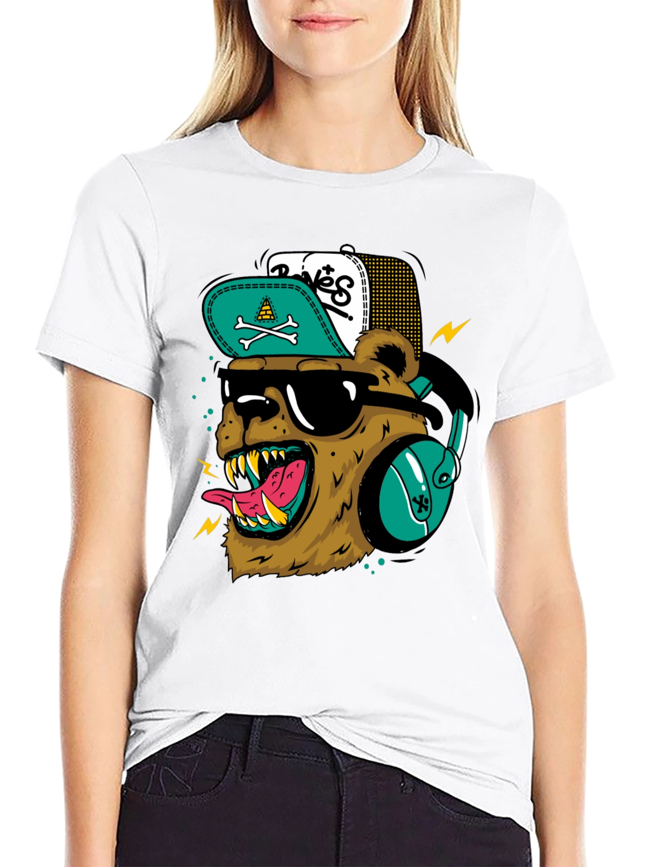 Cool Bear Graphic Tee - DJ Bear