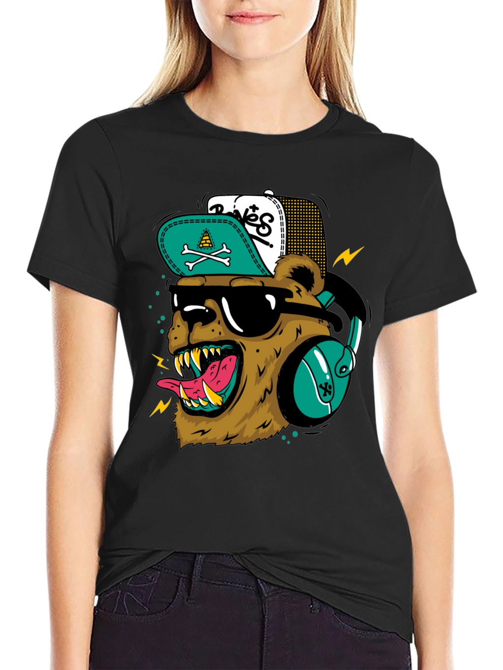 Cool Bear Graphic Tee - DJ Bear