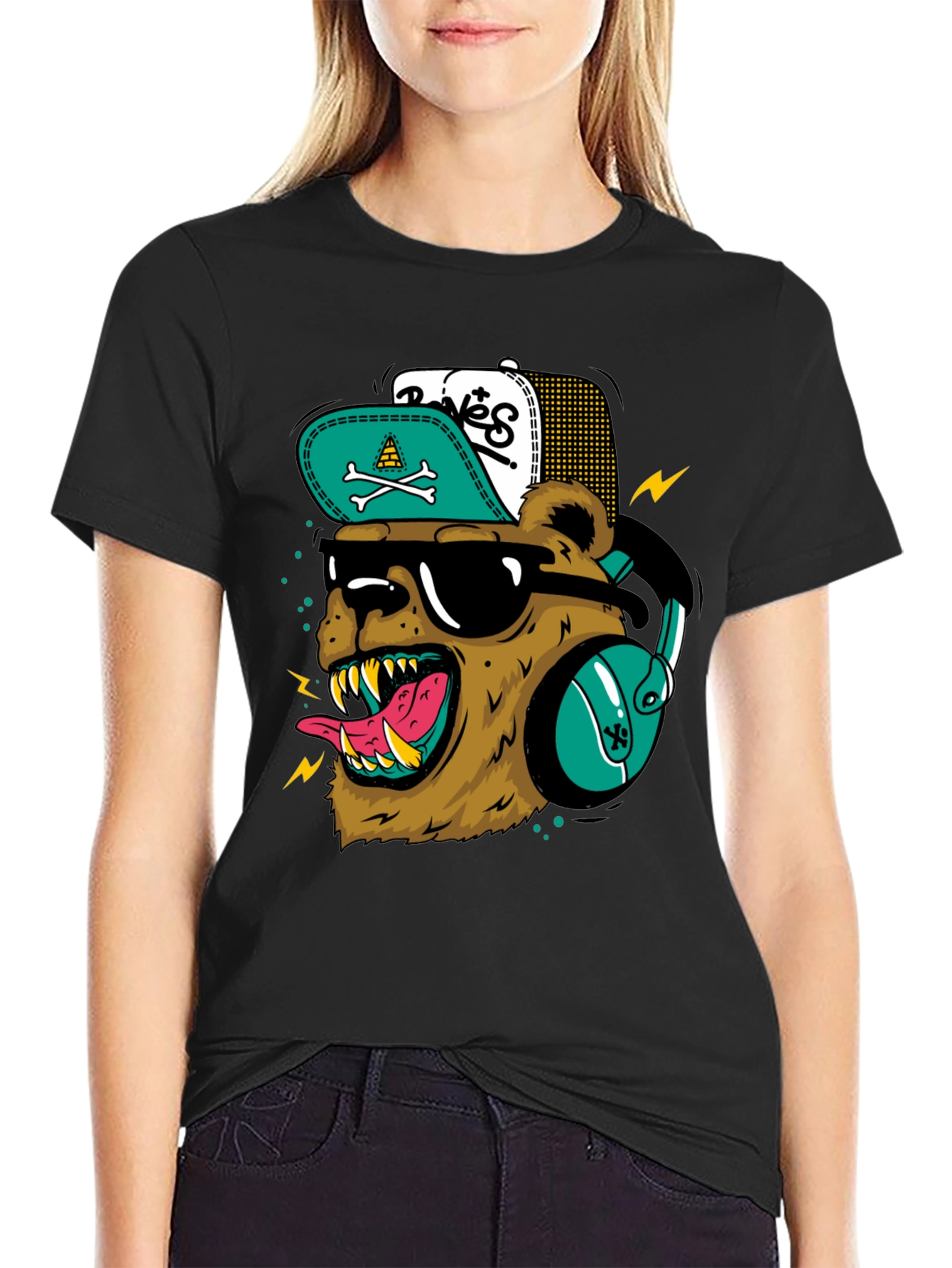 Cool Bear Graphic Tee - DJ Bear