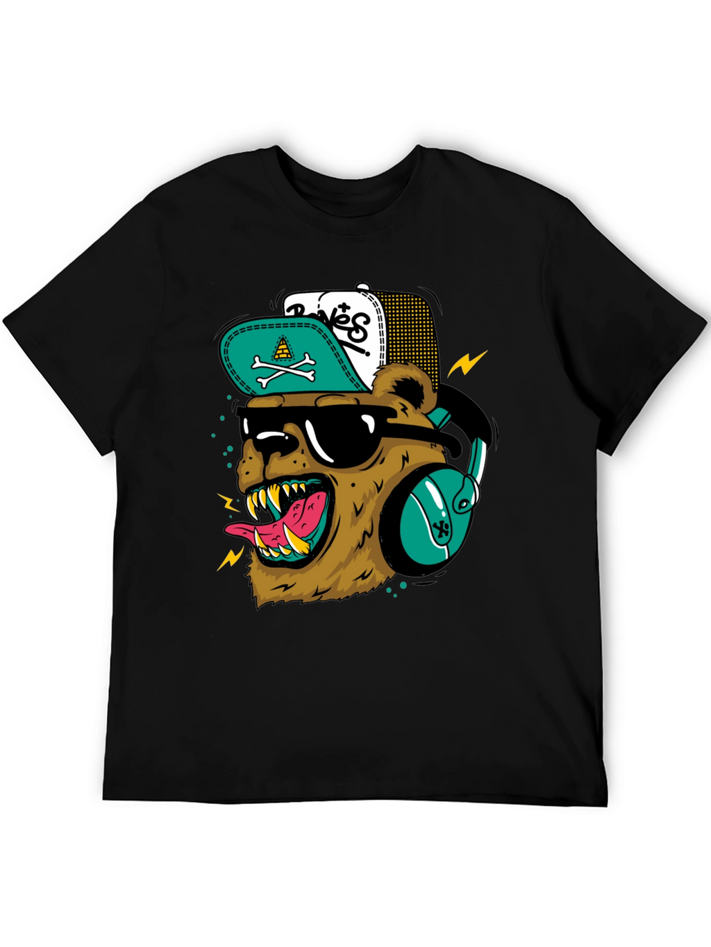 Cool Bear Graphic Tee - DJ Bear