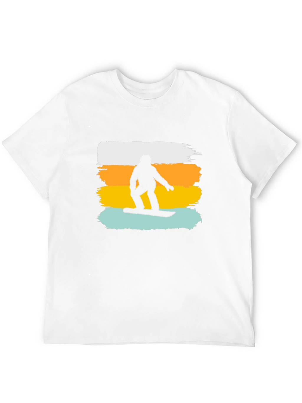 Snowboarder Graphic Tee - Black Casual Shirt
