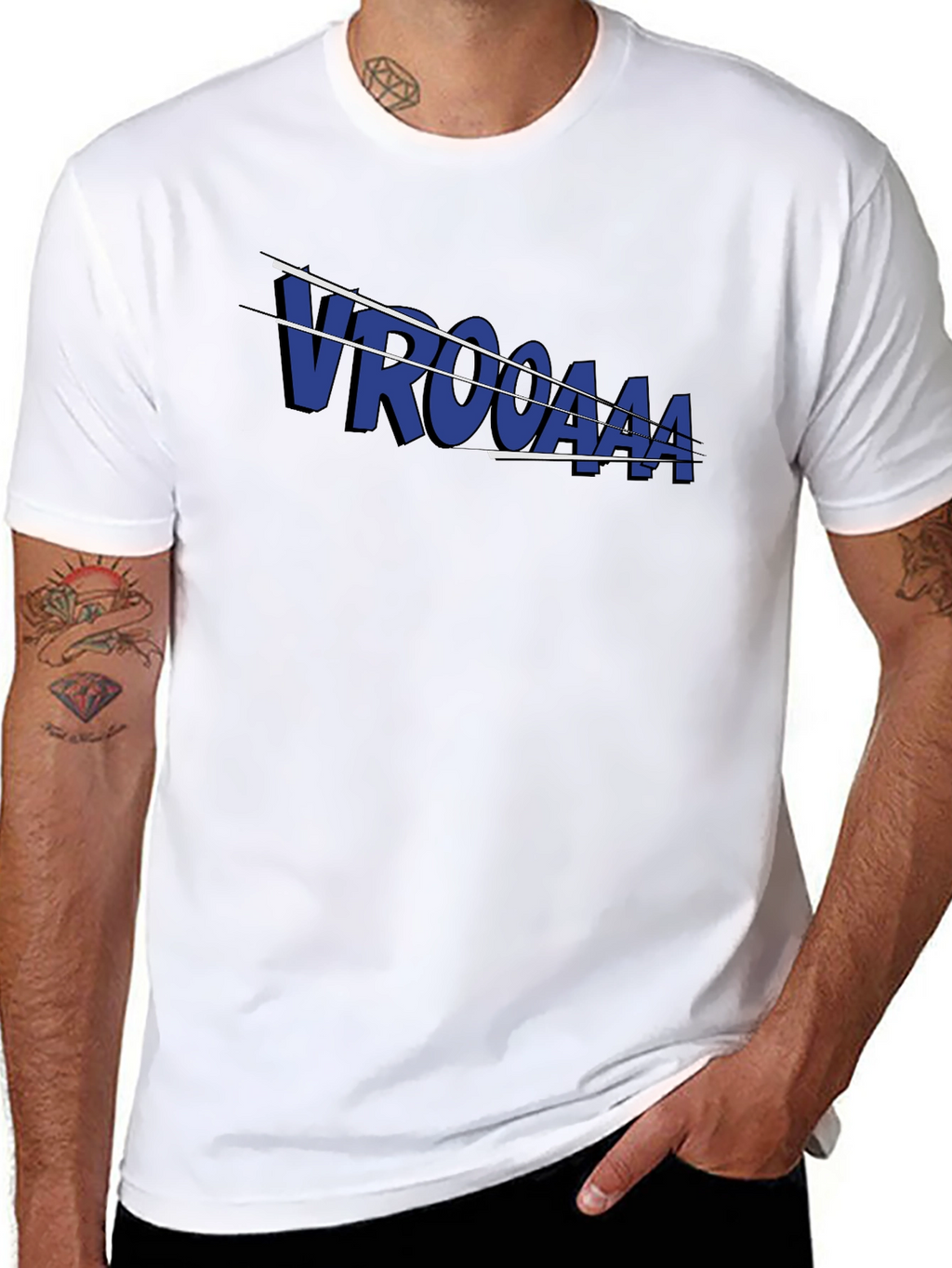 VROOOAAA Graphic Tee - Stylish Comic Book Inspired Design