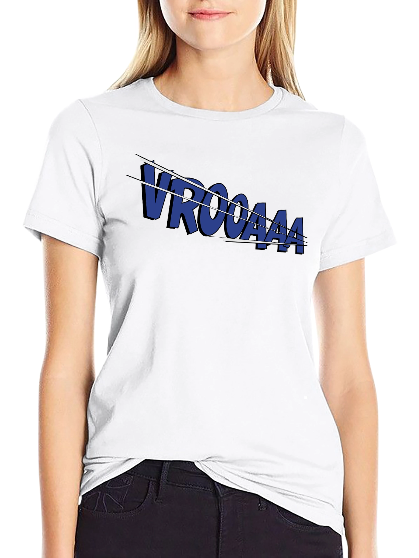 VROOOAAA Graphic Tee - Stylish Comic Book Inspired Design