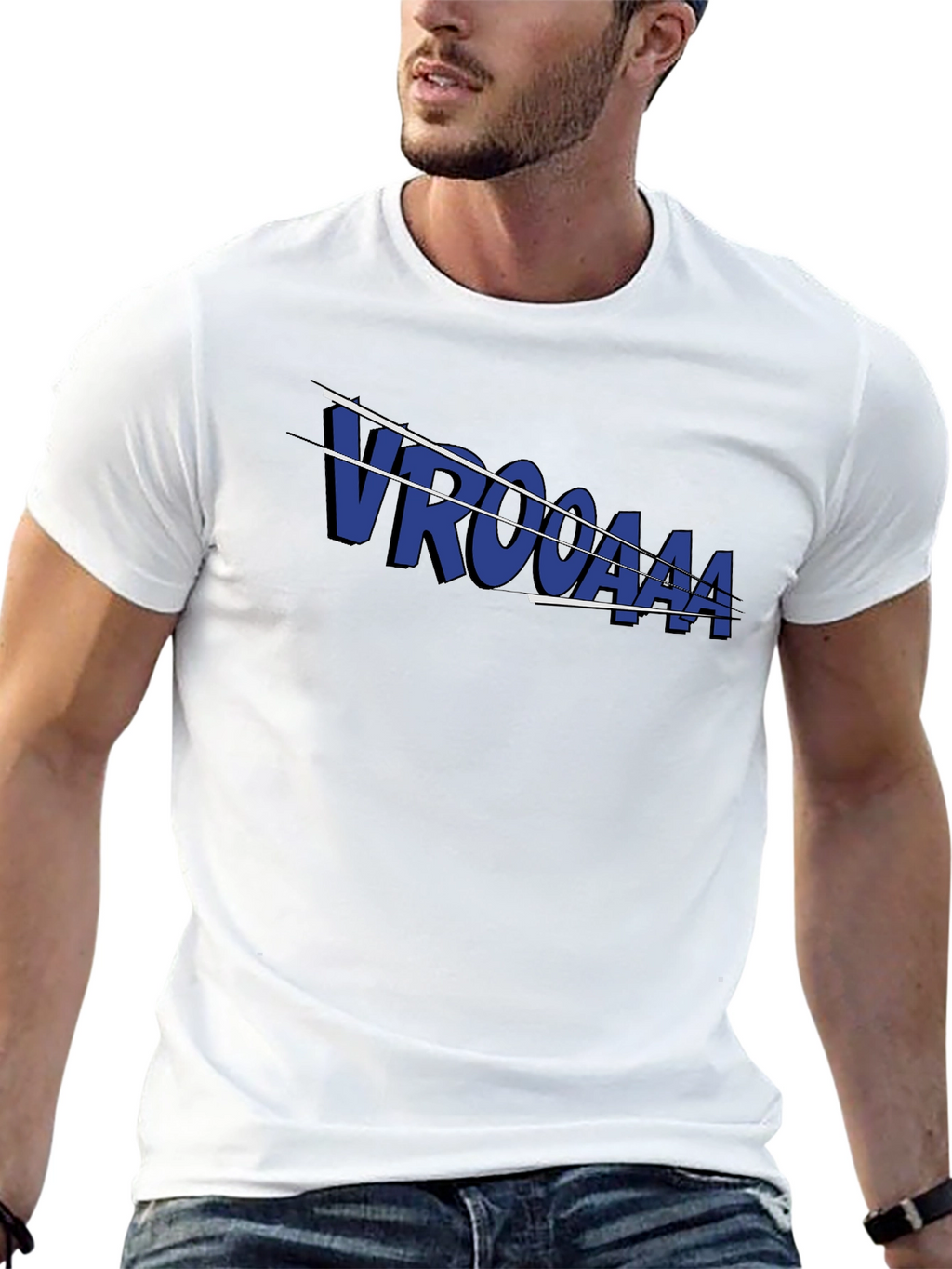 VROOOAAA Graphic Tee - Stylish Comic Book Inspired Design